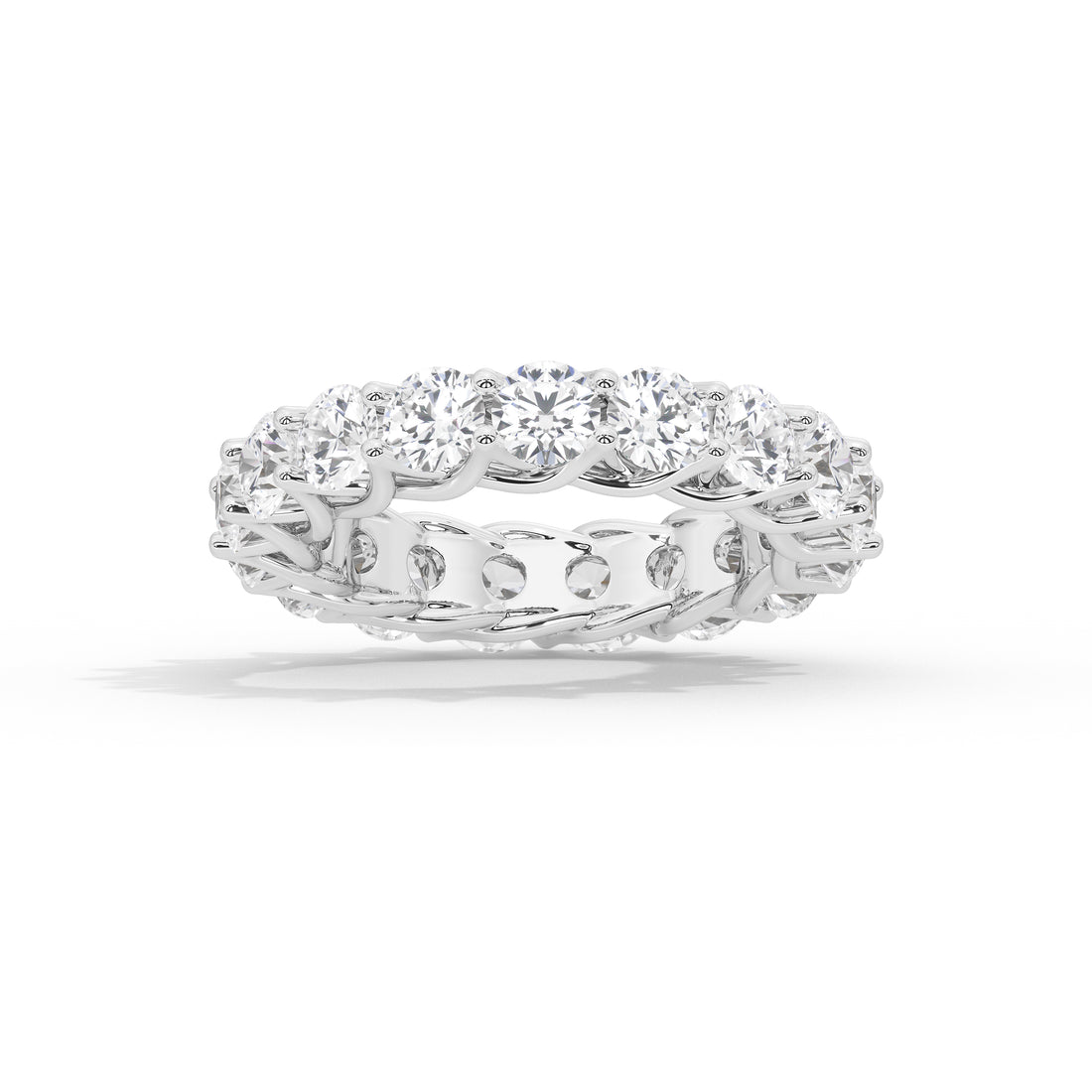 6.3 Carat Celine Round Diamond Eternity Band
