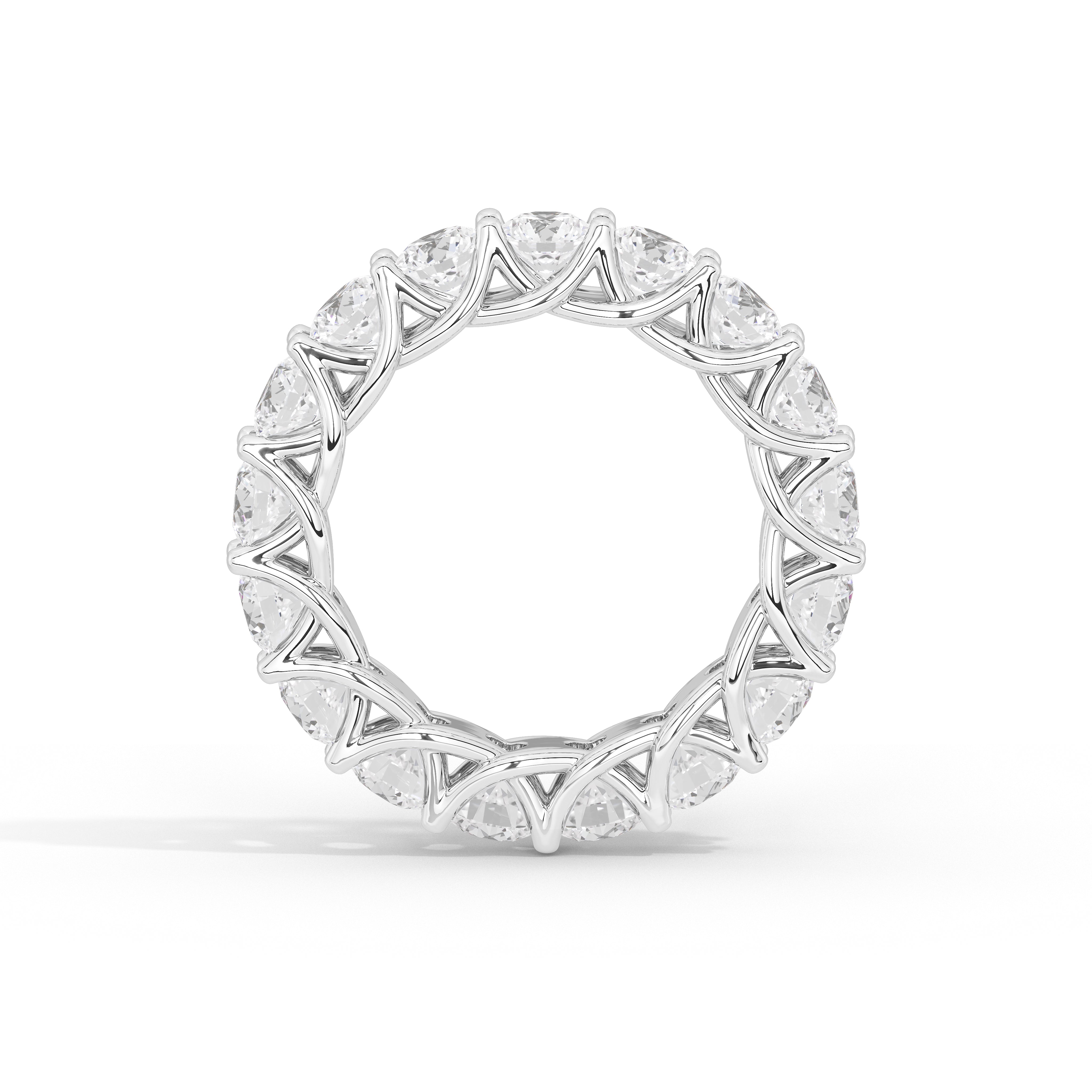 6.3 Carat Celine Round Diamond Eternity Band