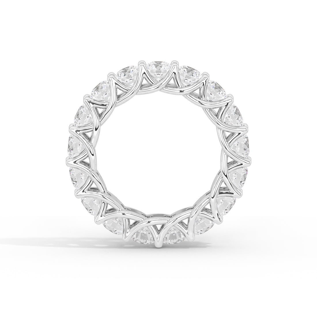 6.3 Carat Celine Round Diamond Eternity Band