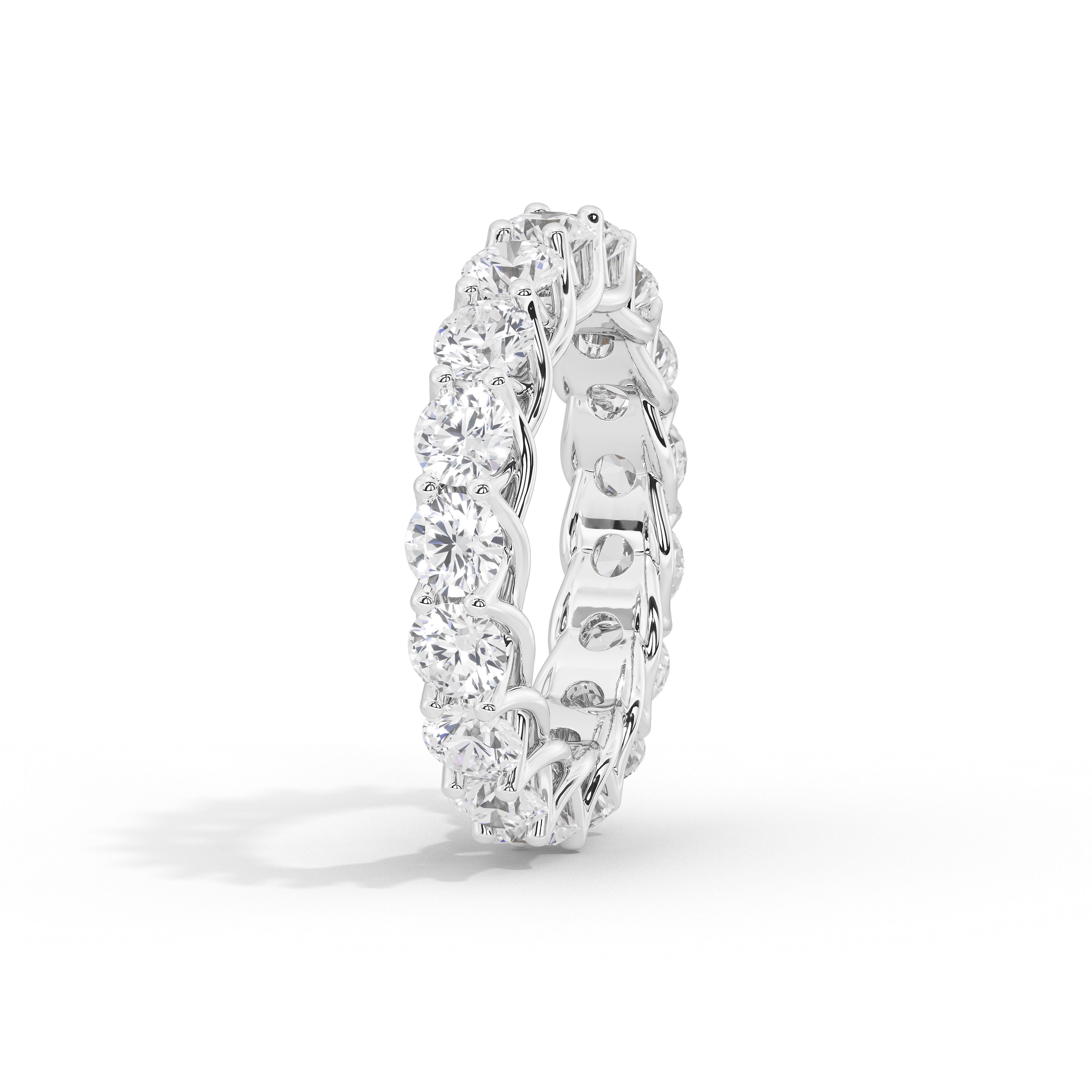 6.3 Carat Celine Round Diamond Eternity Band