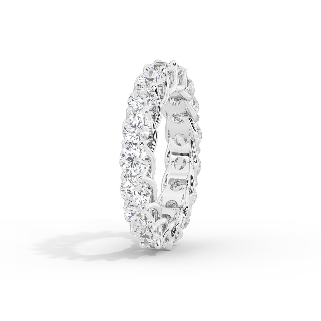 6.3 Carat Celine Round Diamond Eternity Band