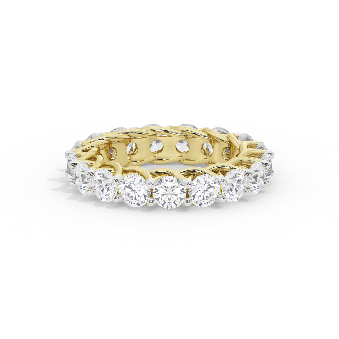 6.3 Carat Celine Round Diamond Eternity Band