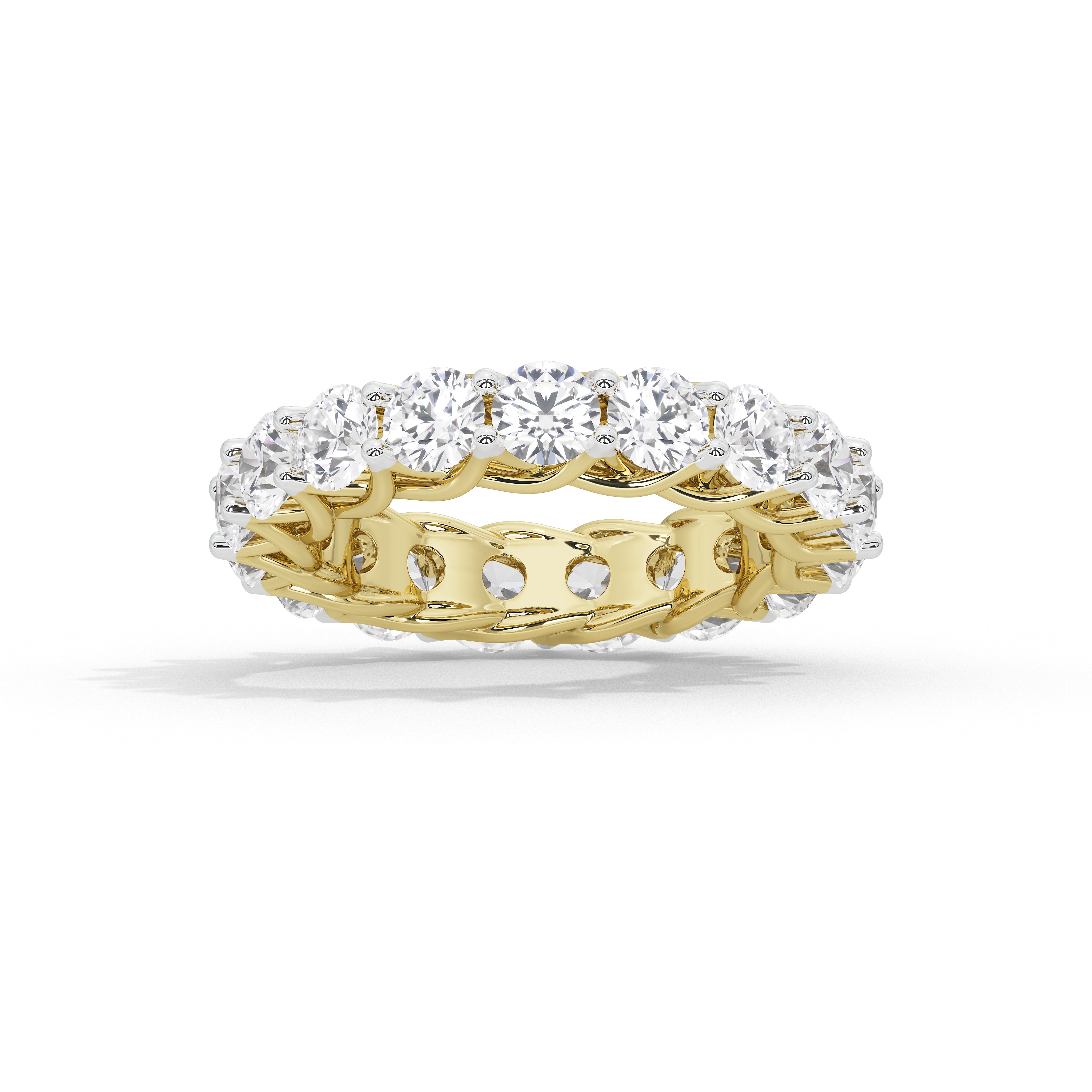 6.3 Carat Celine Round Diamond Eternity Band