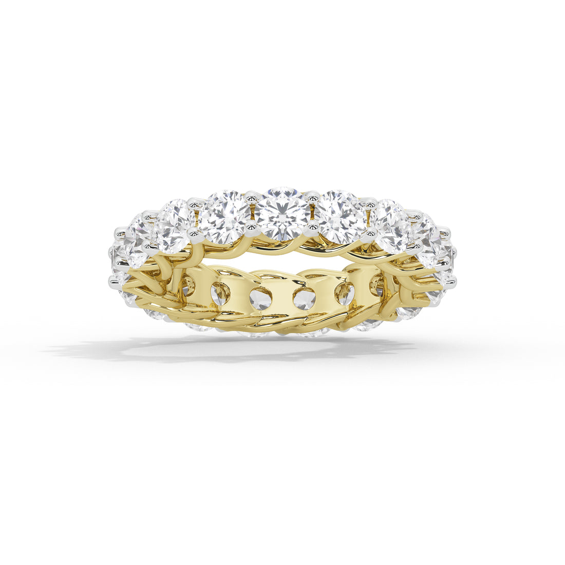 6.3 Carat Celine Round Diamond Eternity Band