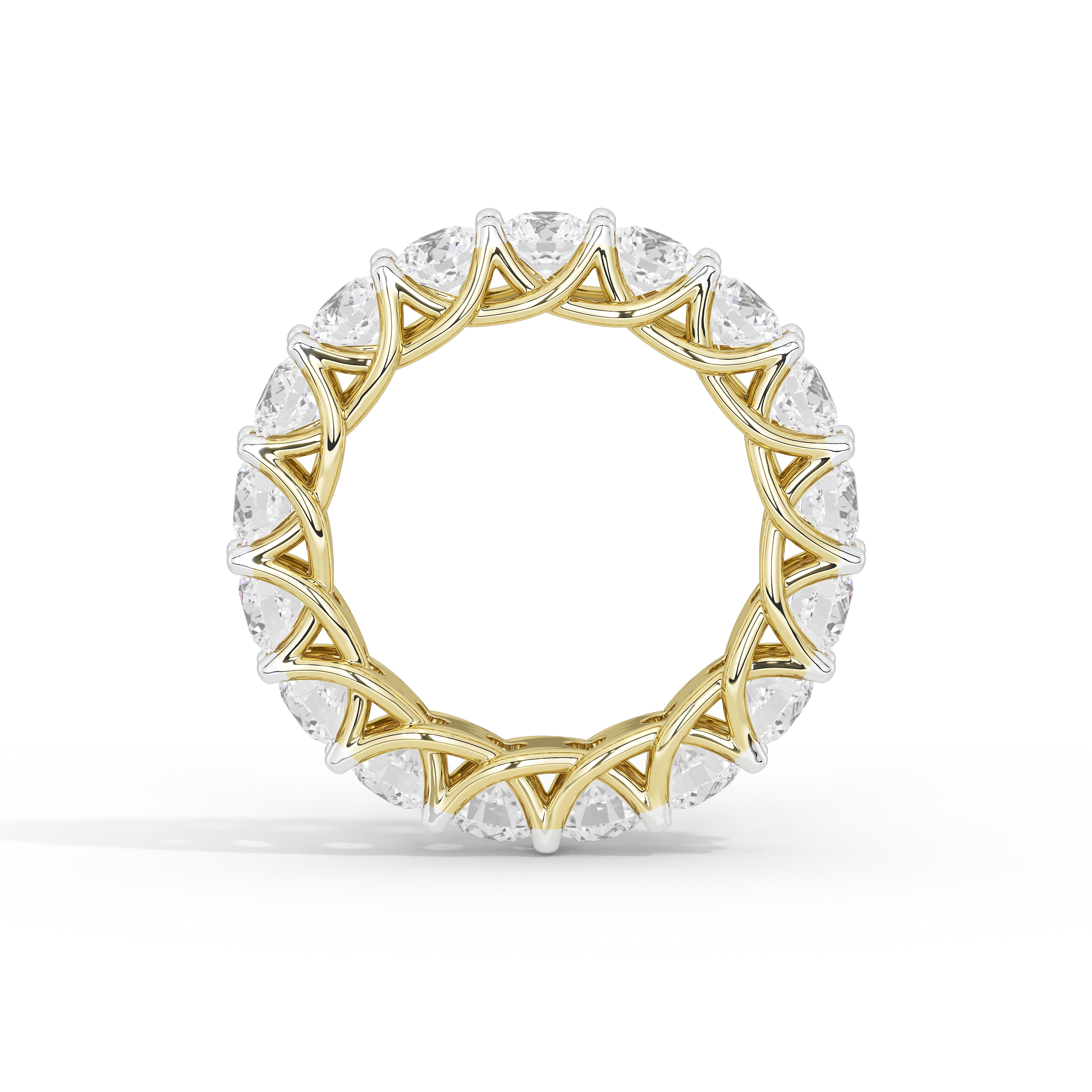 6.3 Carat Celine Round Diamond Eternity Band
