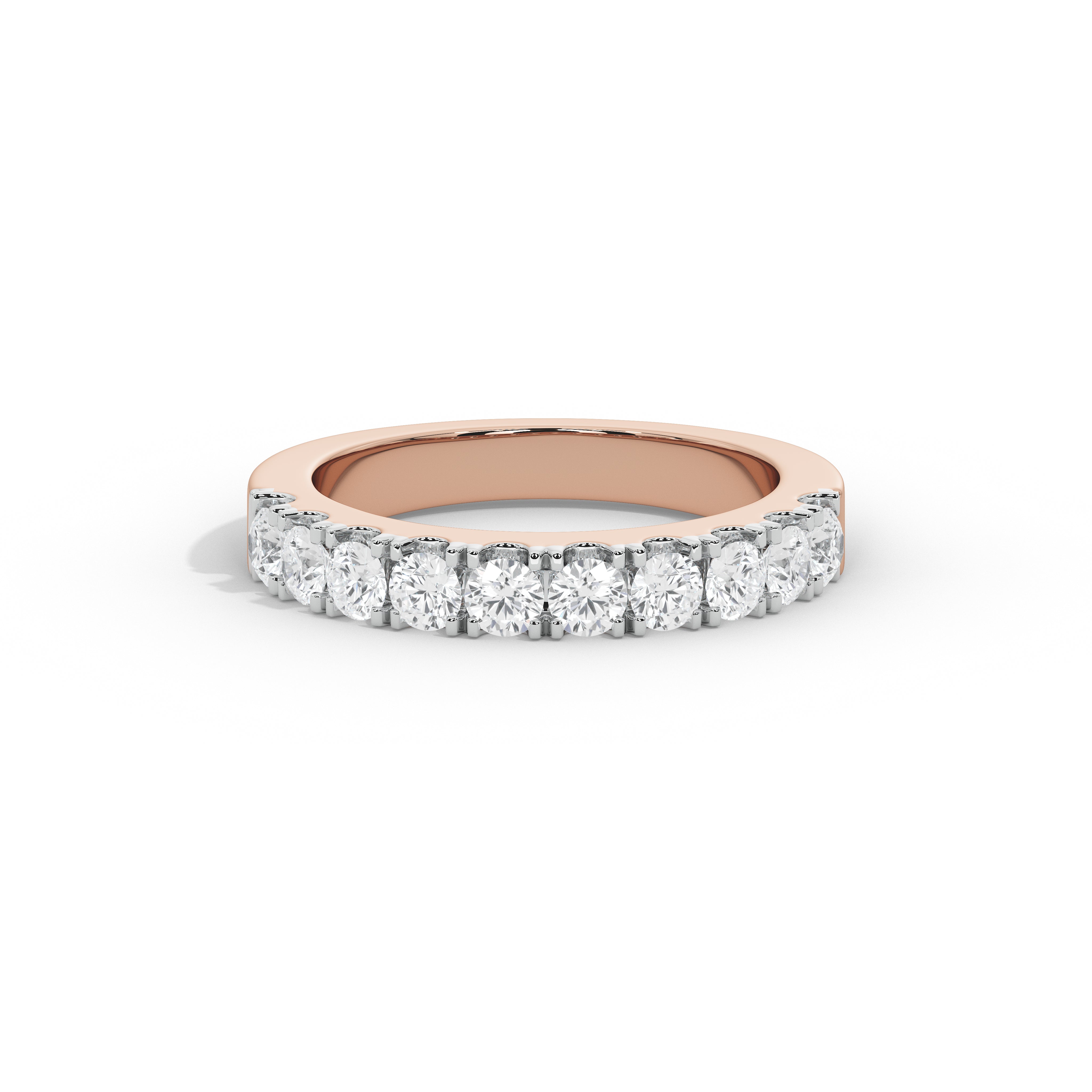 Noelle Round Diamond Pave Band