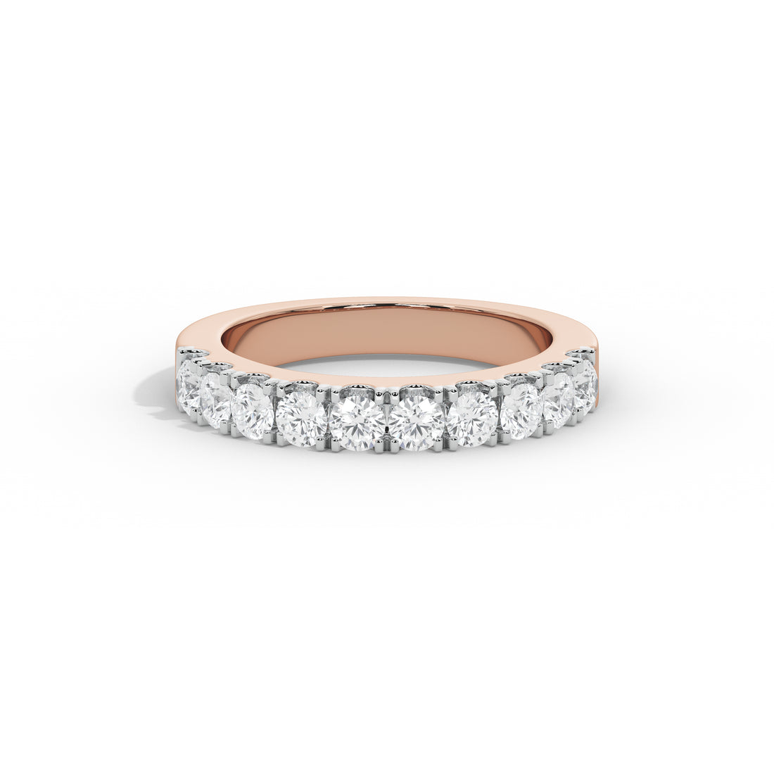 Noelle Round Diamond Pave Band