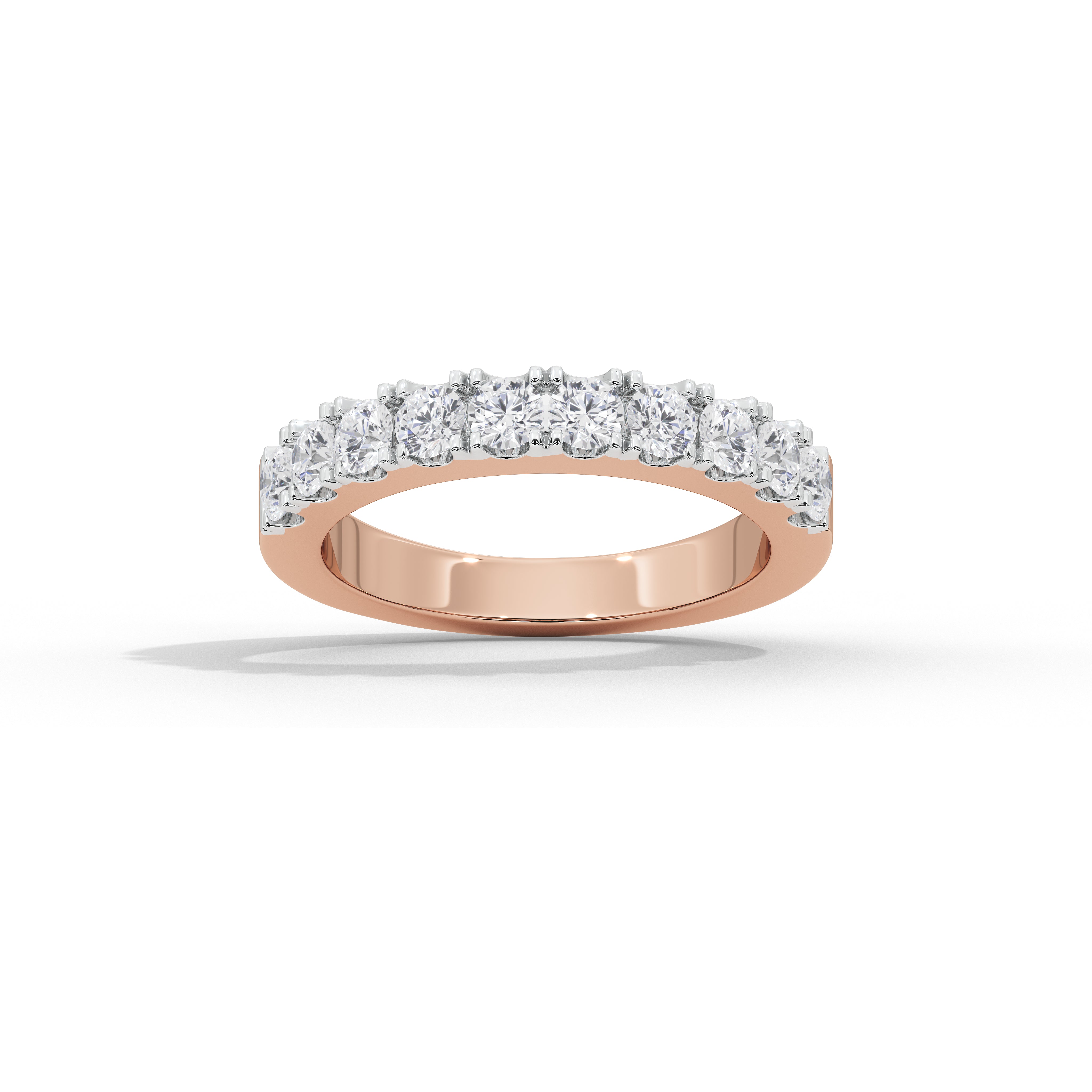 Noelle Round Diamond Pave Band