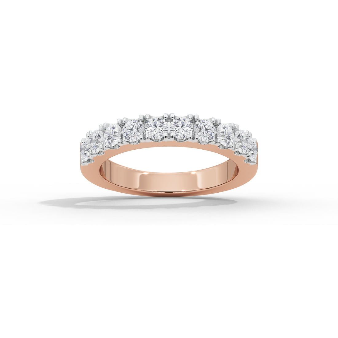 Noelle Round Diamond Pave Band