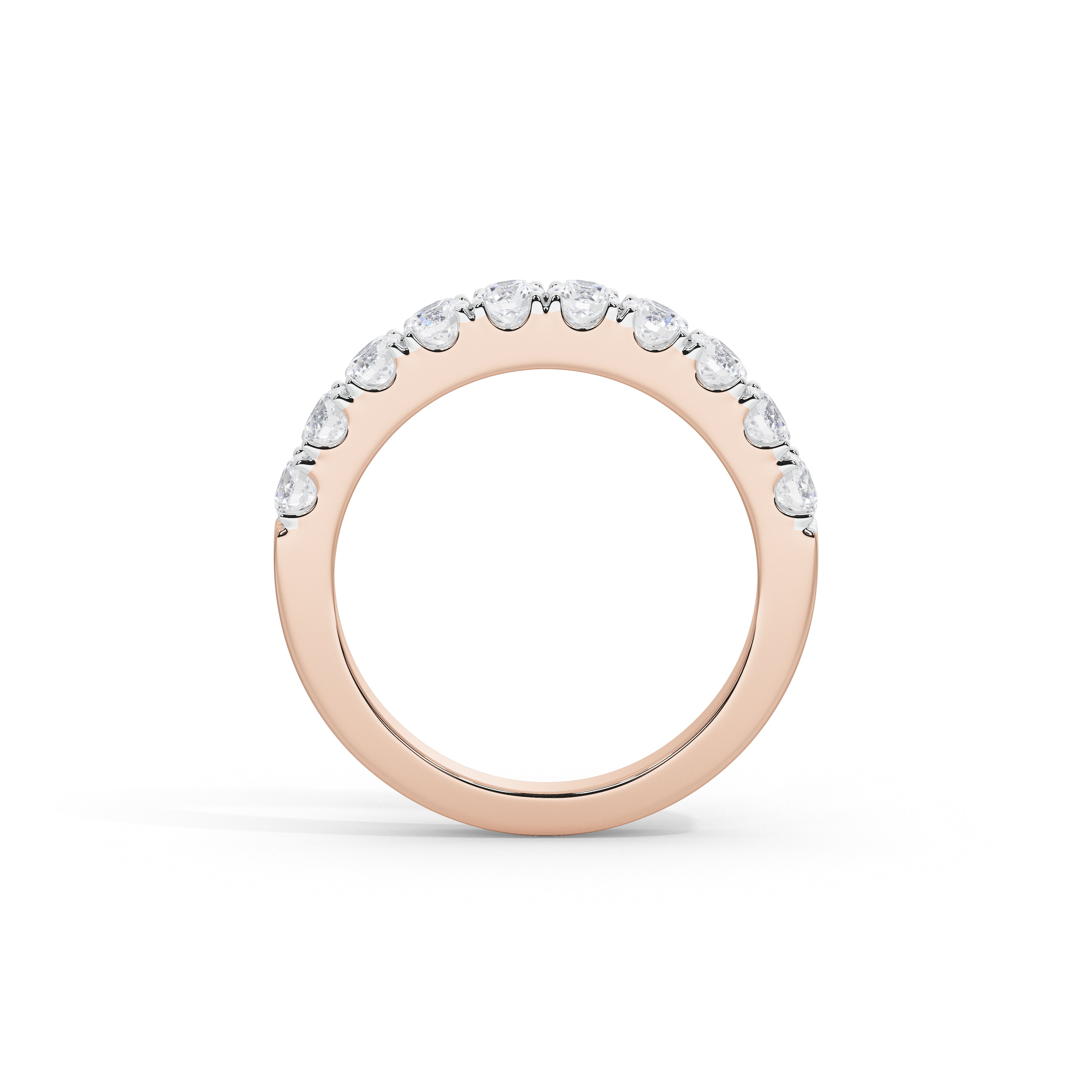Noelle Round Diamond Pave Band