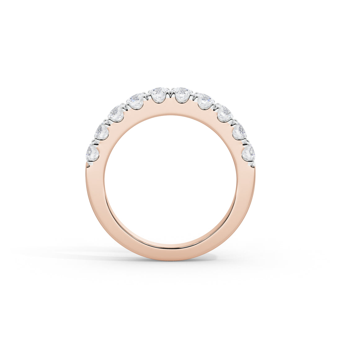 Noelle Round Diamond Pave Band
