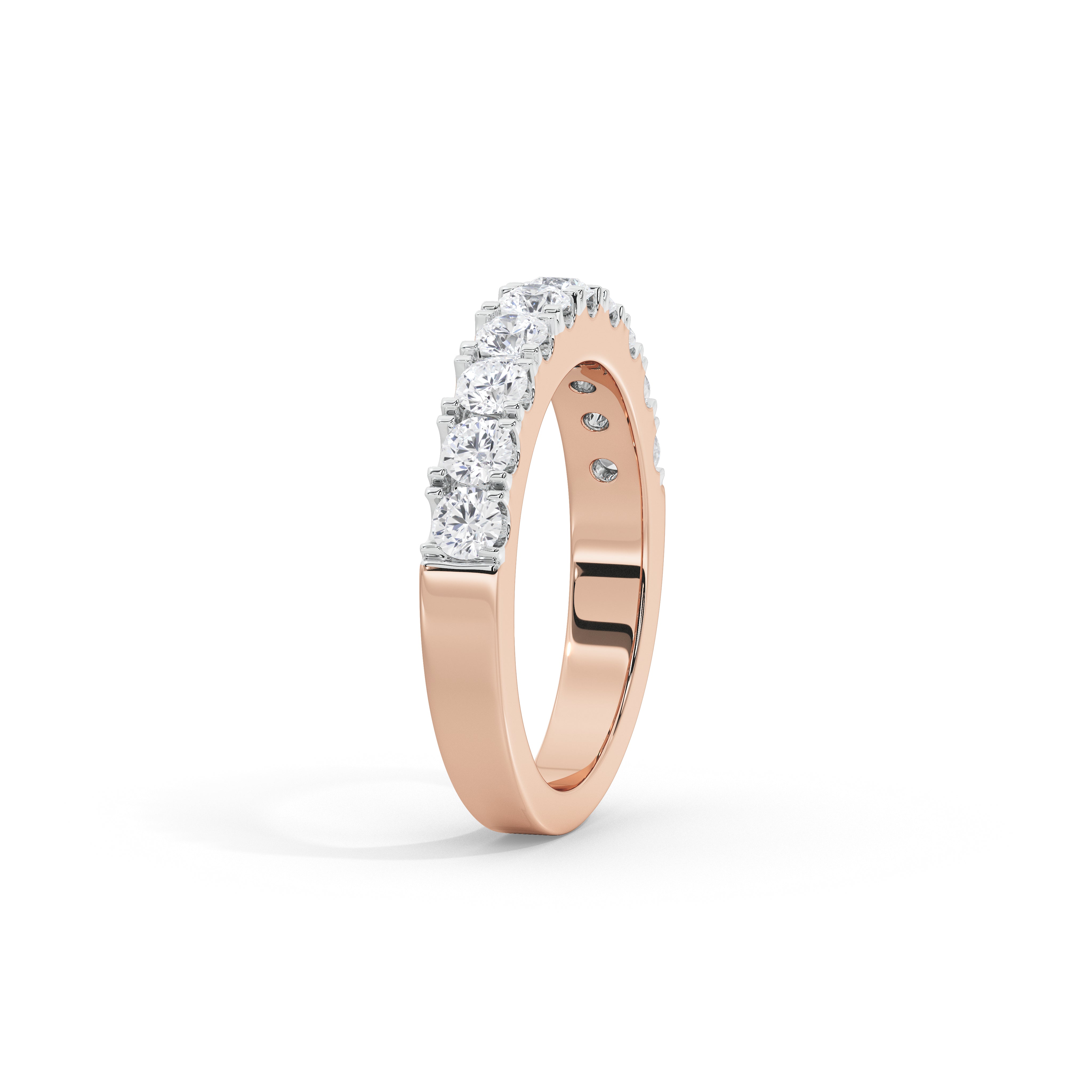 Noelle Round Diamond Pave Band
