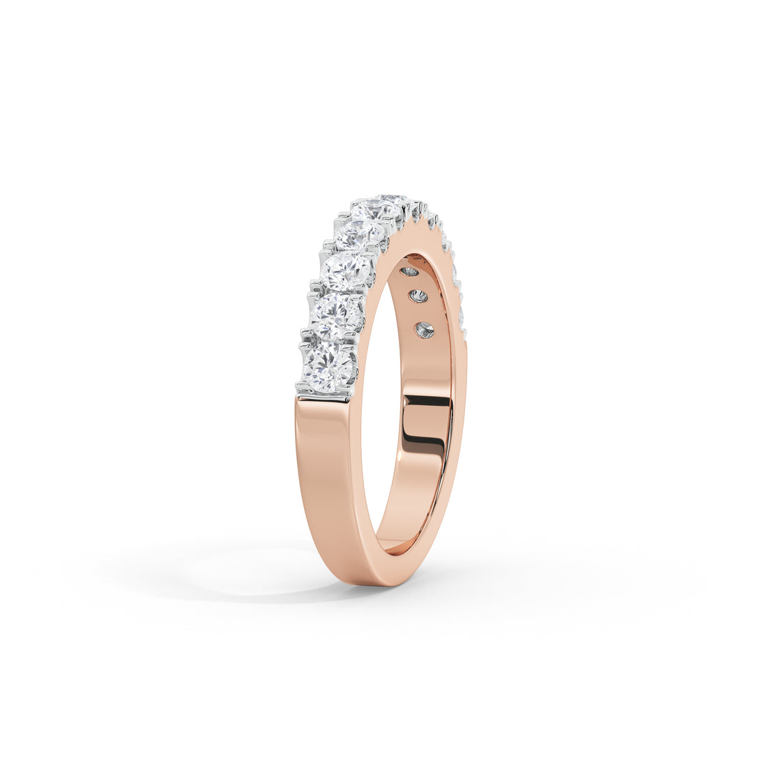 Noelle Round Diamond Pave Band