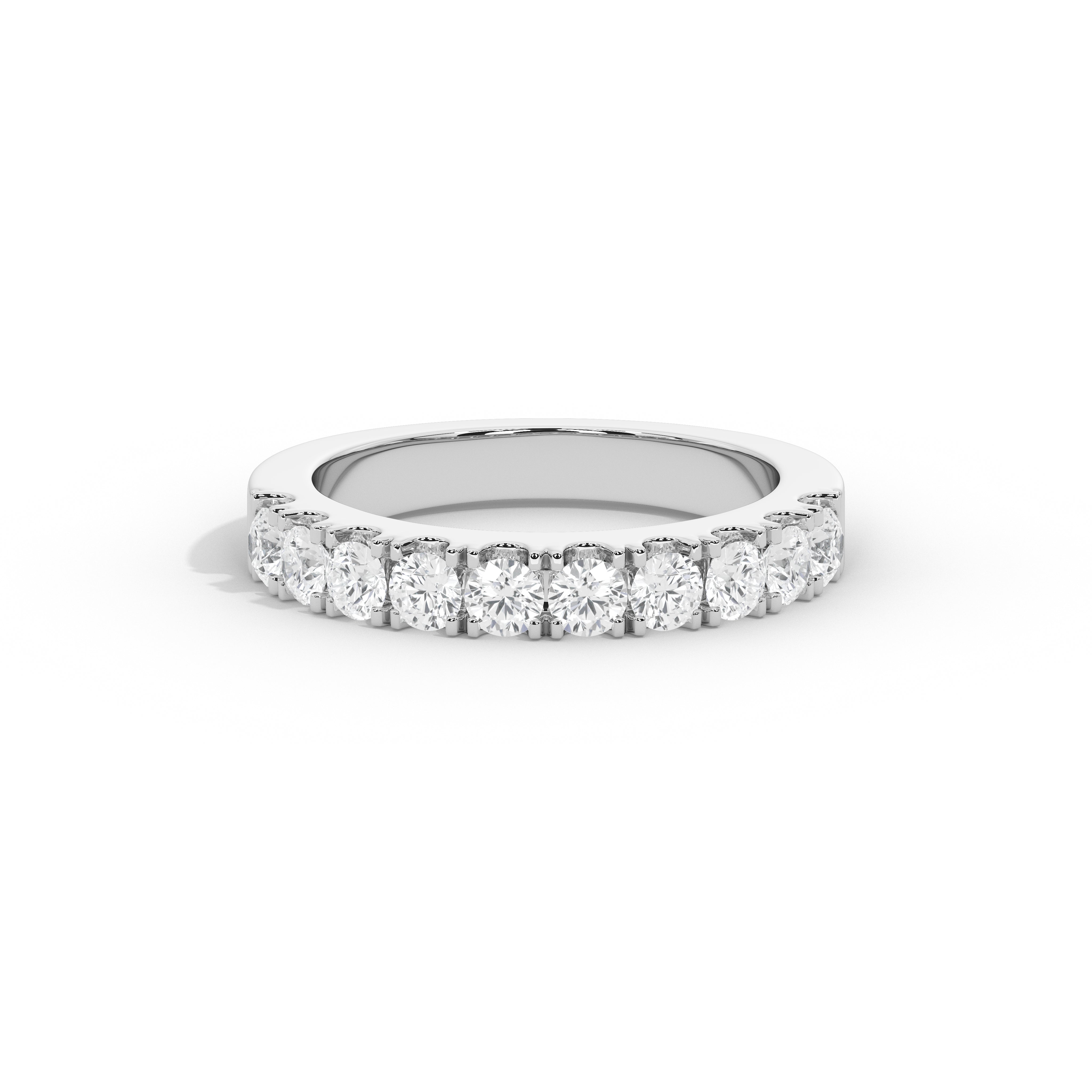 Noelle Round Diamond Pave Band
