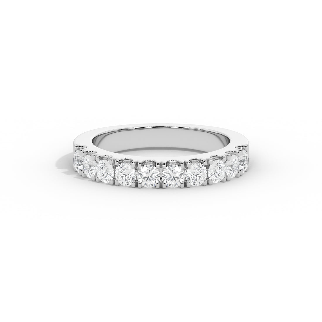 Noelle Round Diamond Pave Band
