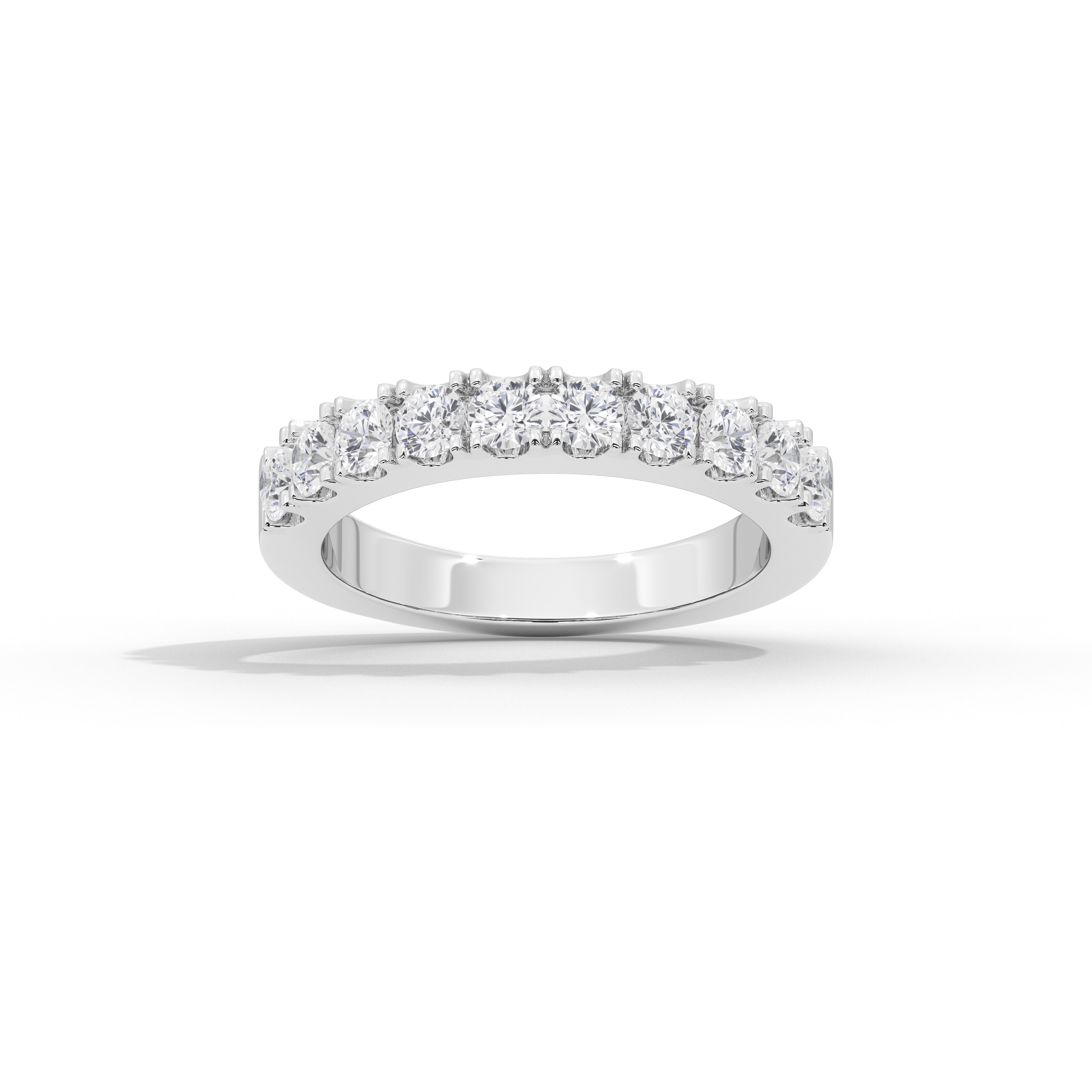 Noelle Round Diamond Pave Band