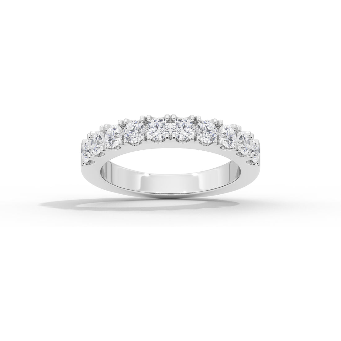 Noelle Round Diamond Pave Band