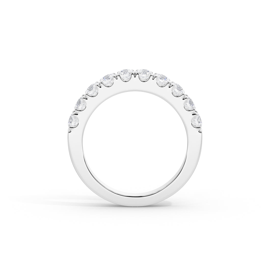 Noelle Round Diamond Pave Band
