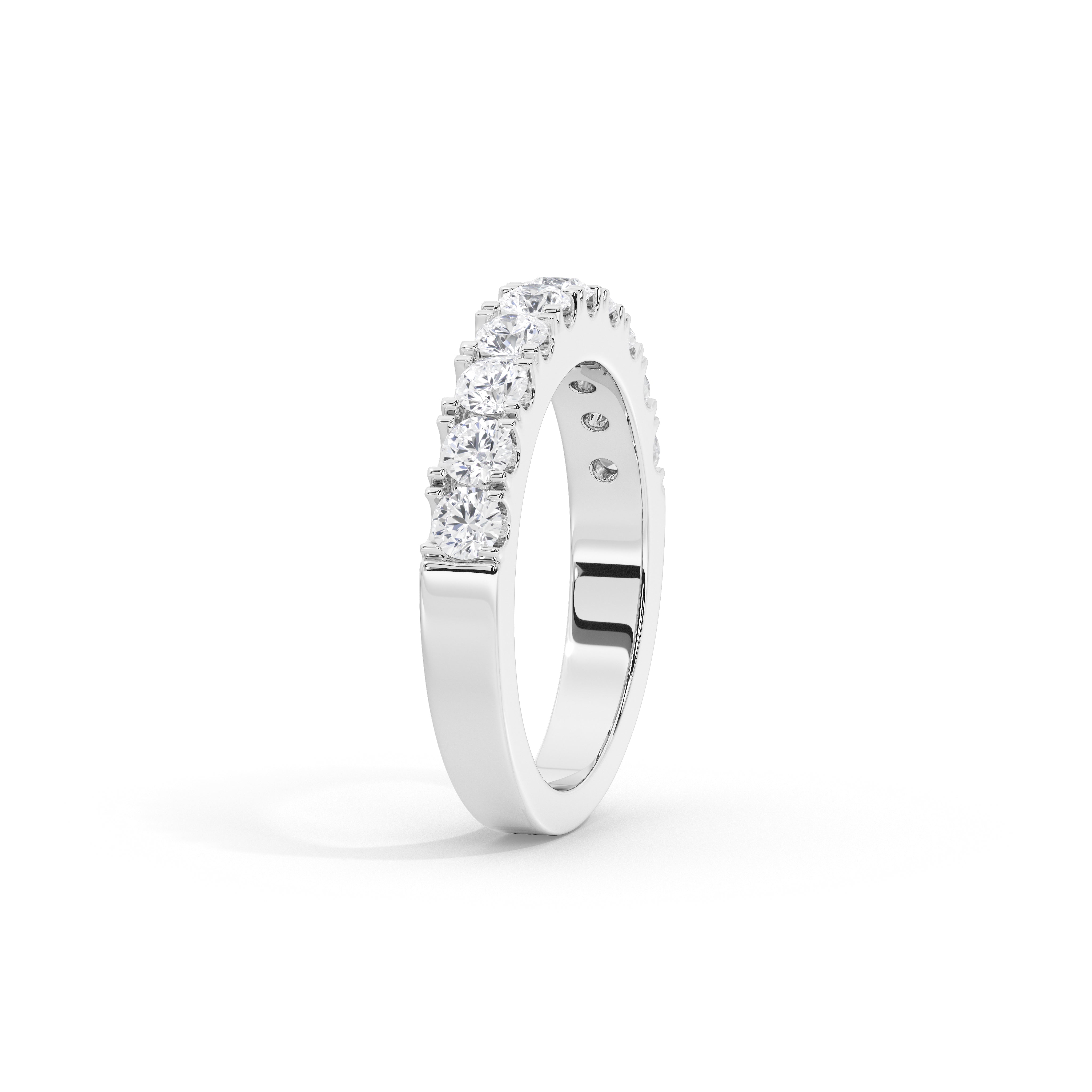 Noelle Round Diamond Pave Band