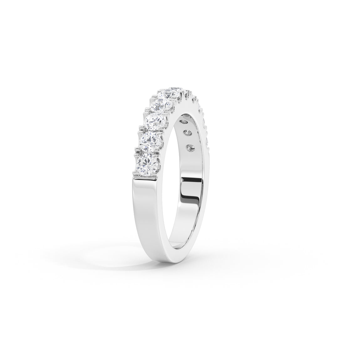 Noelle Round Diamond Pave Band