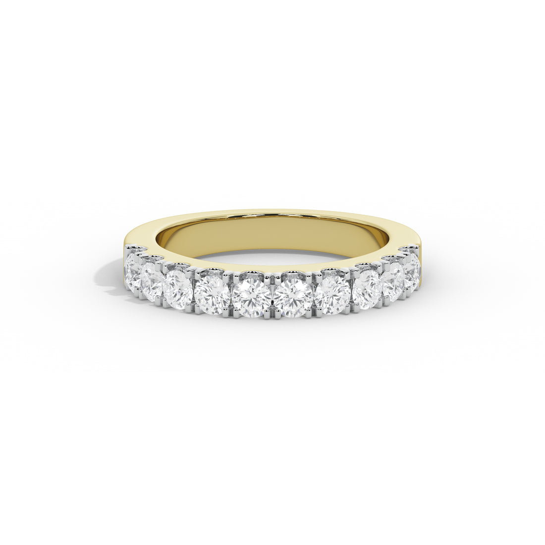 Noelle Round Diamond Pave Band