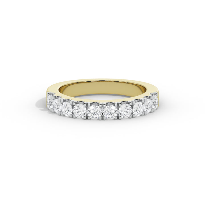 Noelle Round Diamond Pave Band