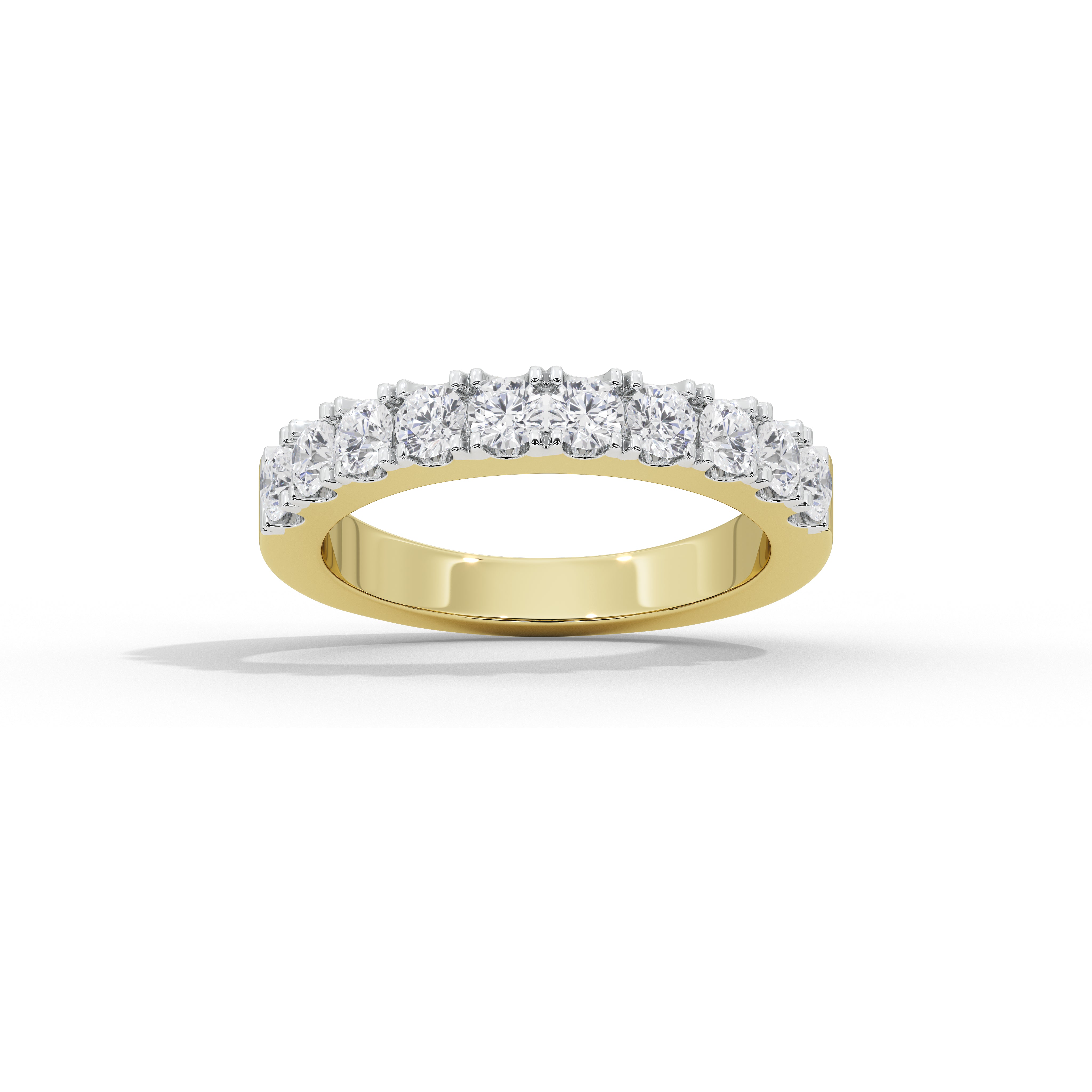 Noelle Round Diamond Pave Band