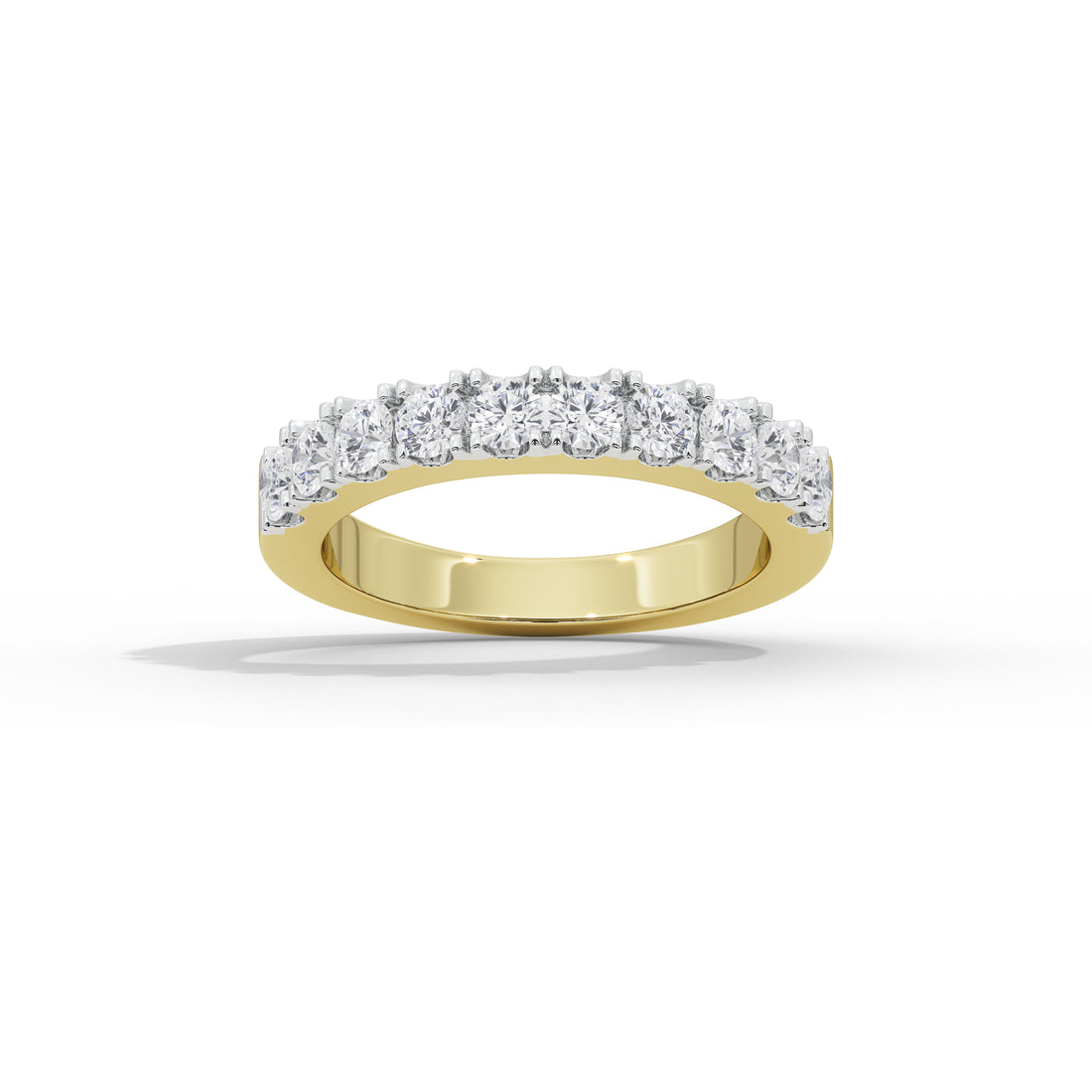 Noelle Round Diamond Pave Band