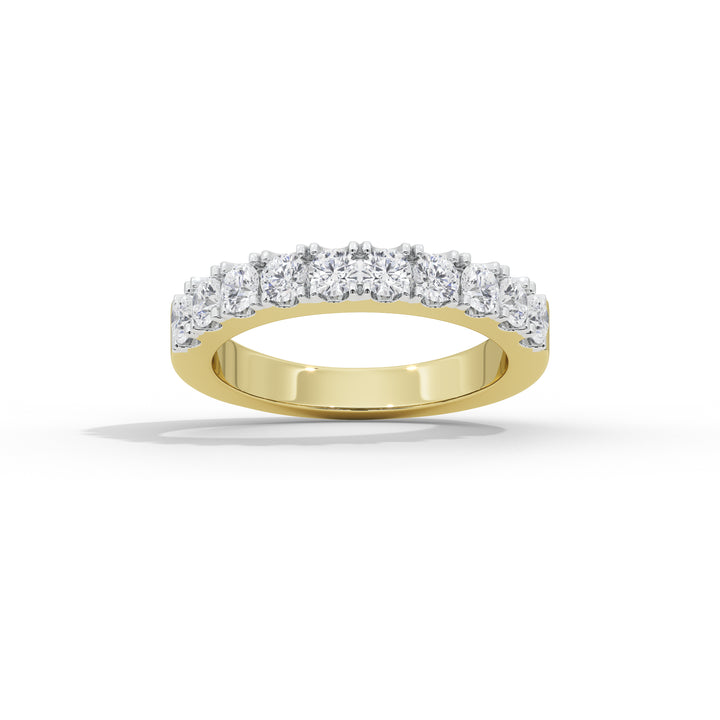 Noelle Round Diamond Pave Band