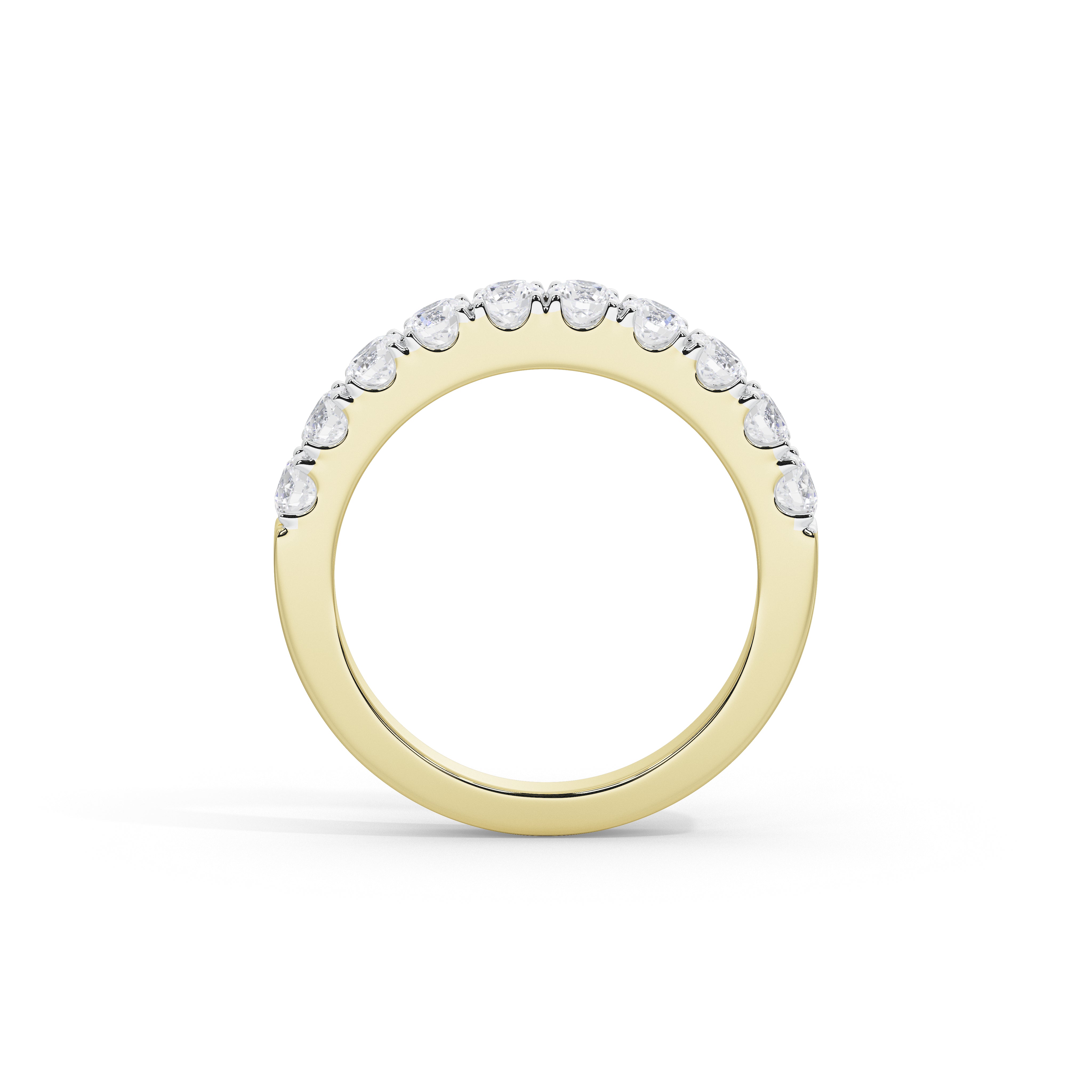 Noelle Round Diamond Pave Band