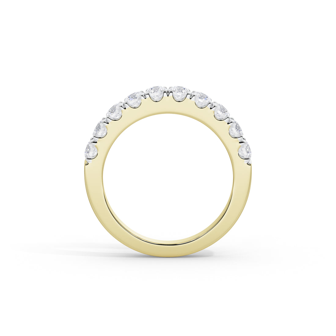 Noelle Round Diamond Pave Band