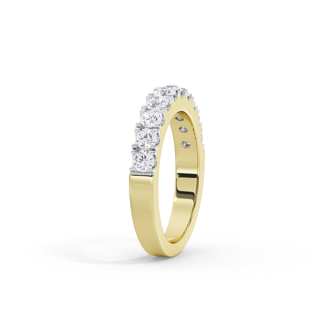Noelle Round Diamond Pave Band