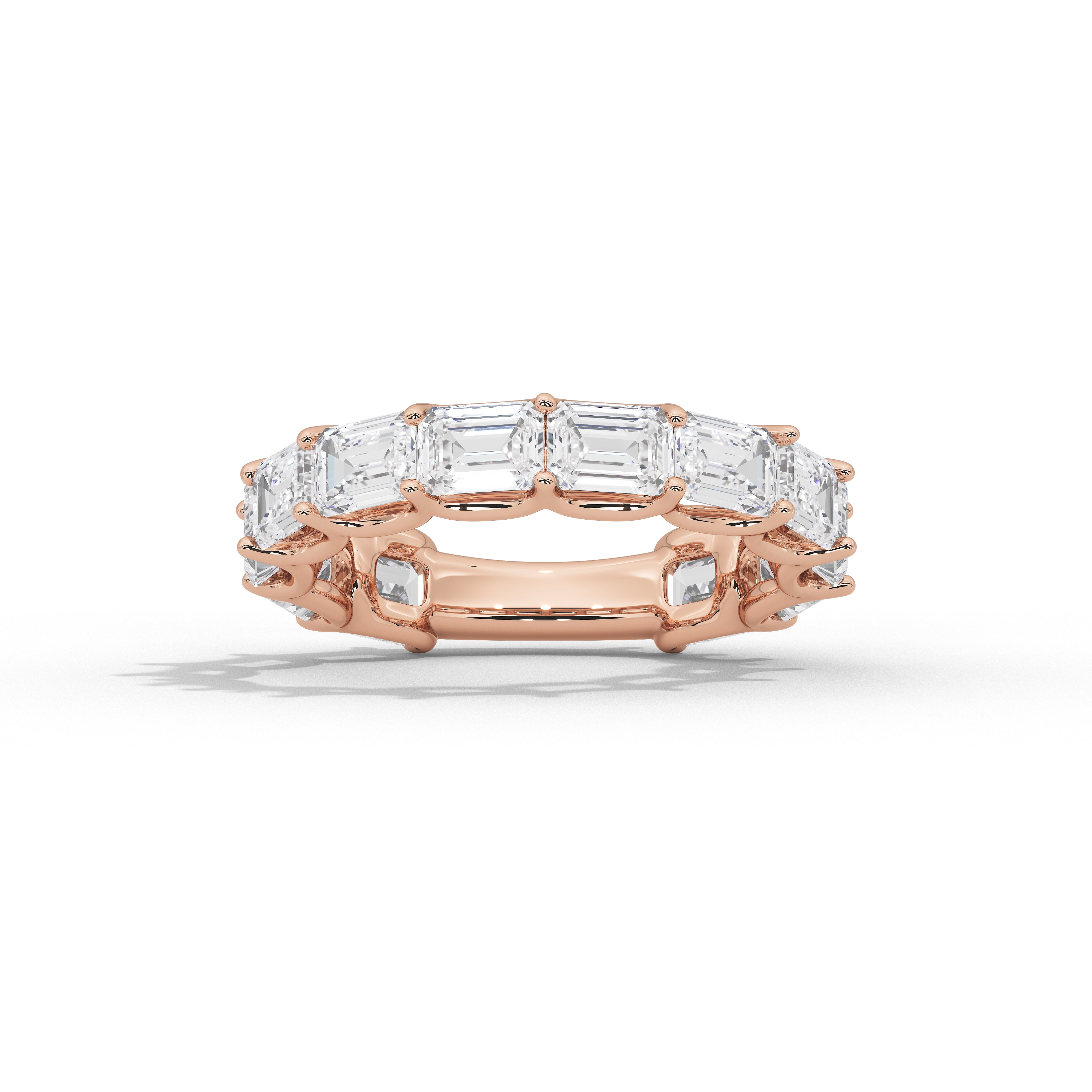 Vienna Emerald Diamond Eternity Band
