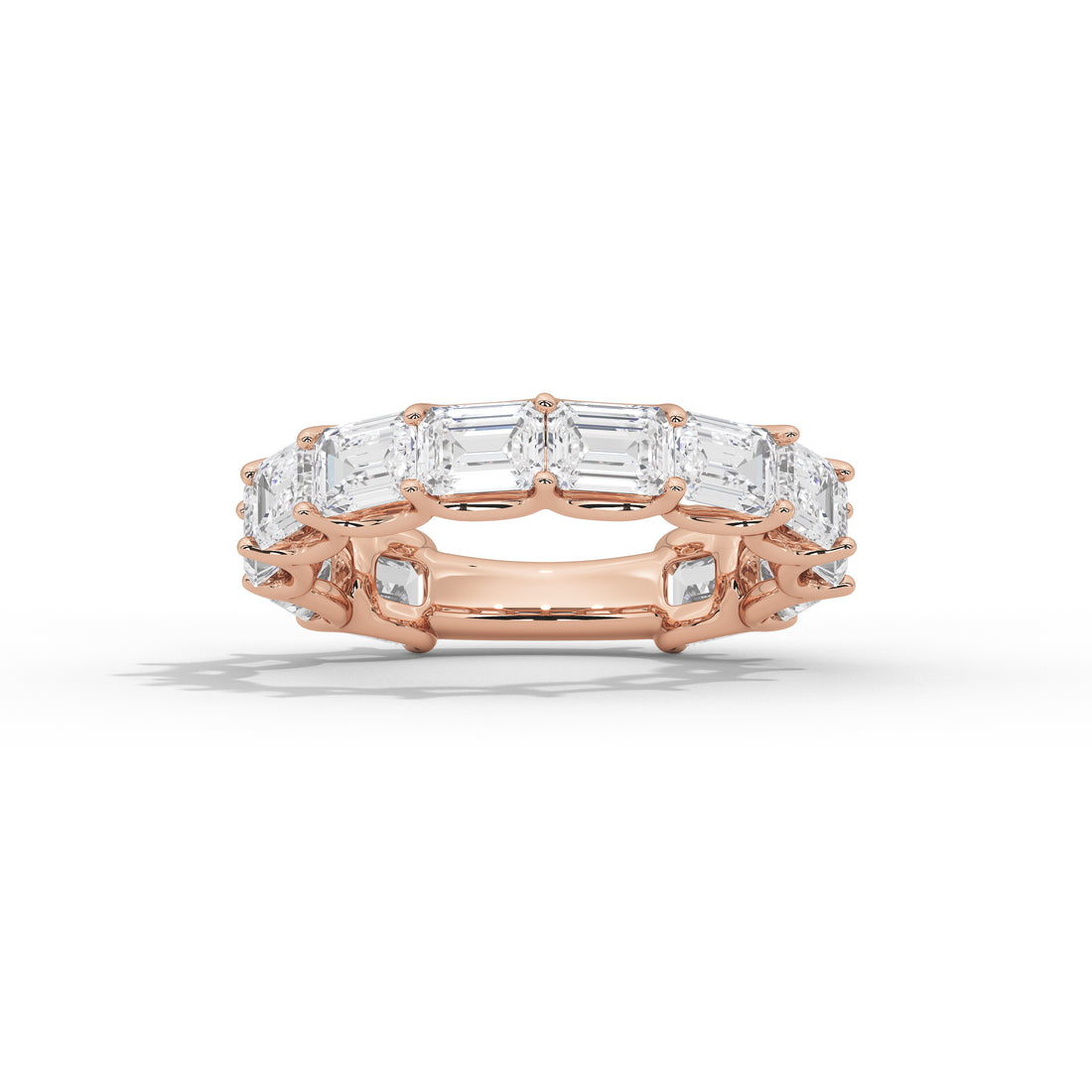 Vienna Emerald Diamond Eternity Band