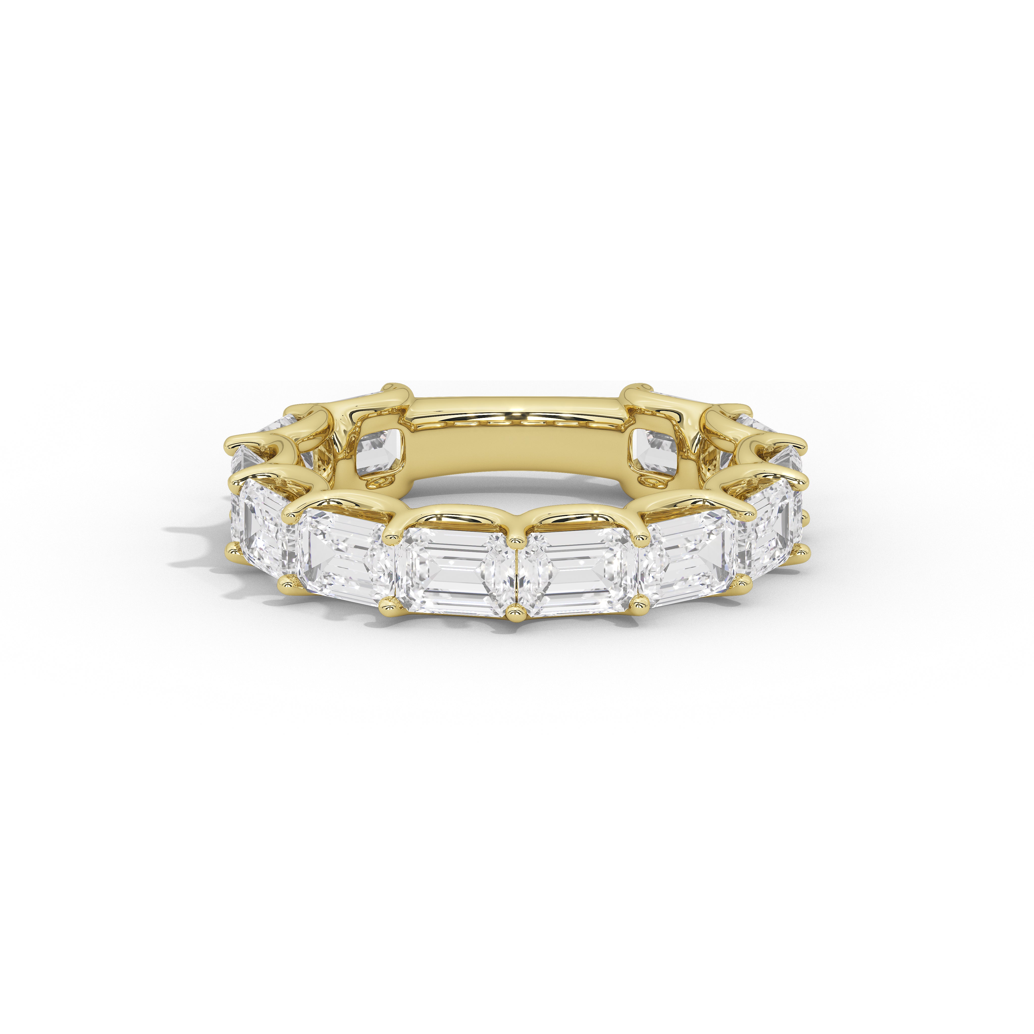 Vienna Emerald Diamond Eternity Band