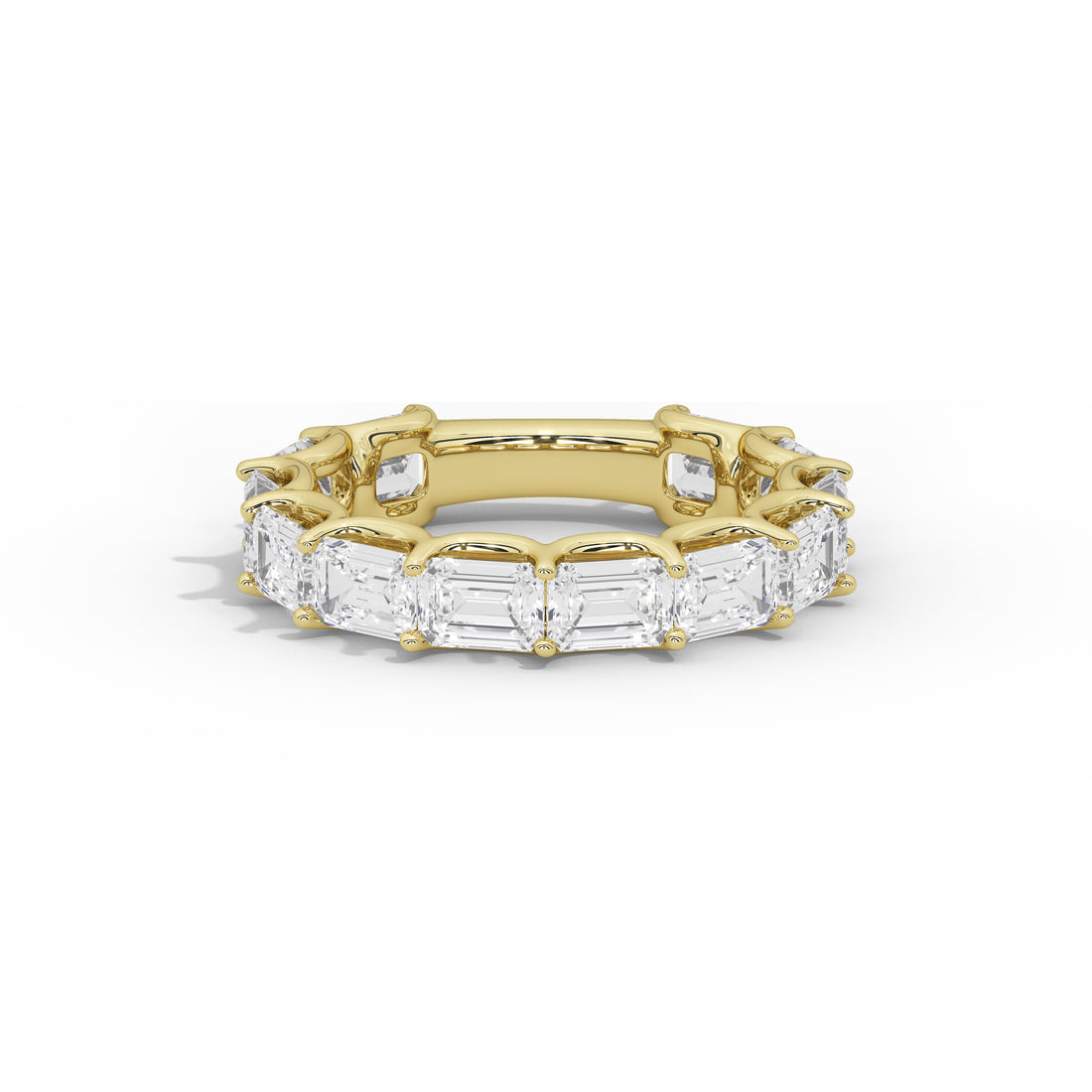 Vienna Emerald Diamond Eternity Band