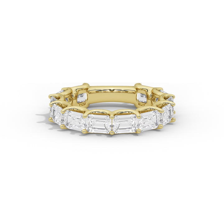 Vienna Emerald Diamond Eternity Band