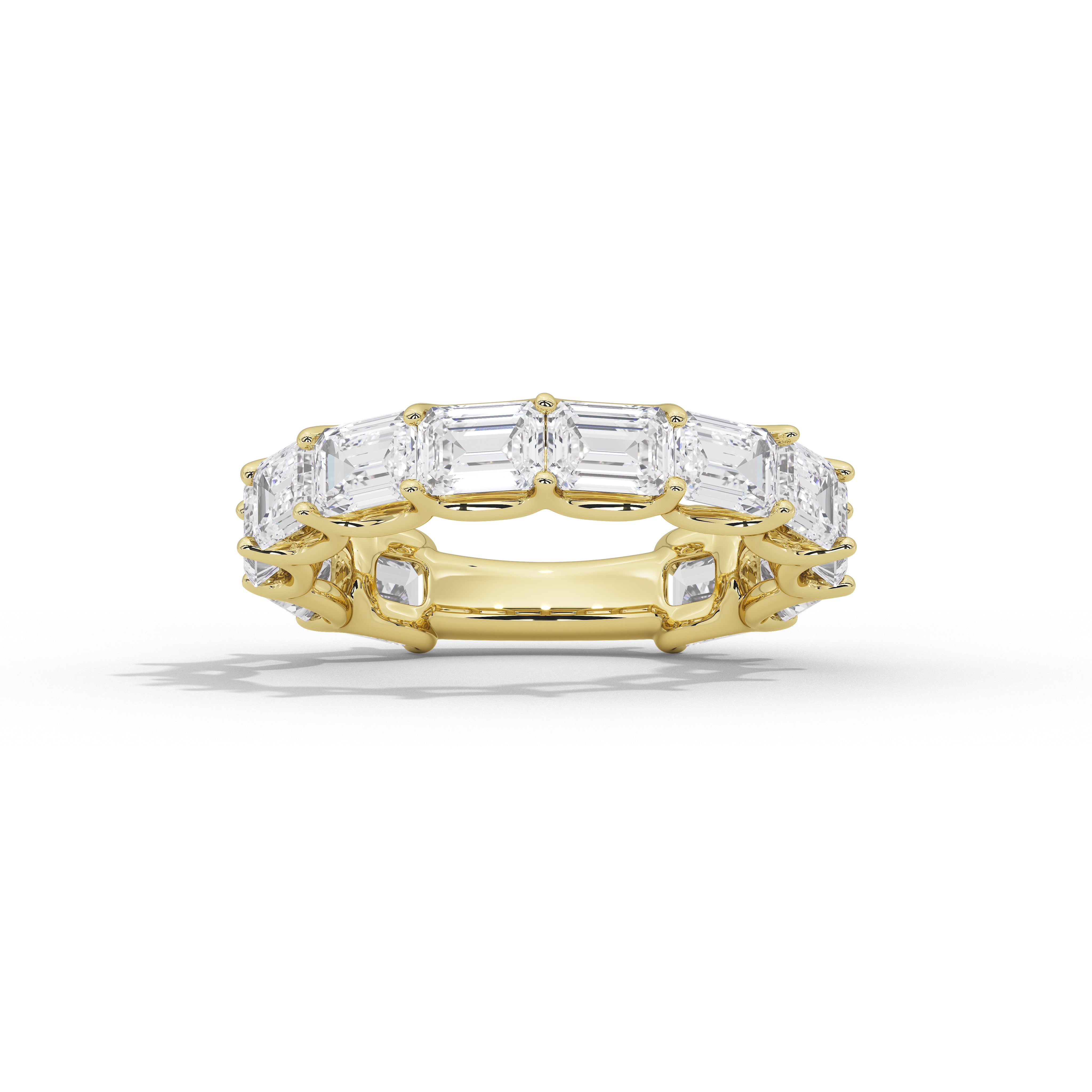 Vienna Emerald Diamond Eternity Band