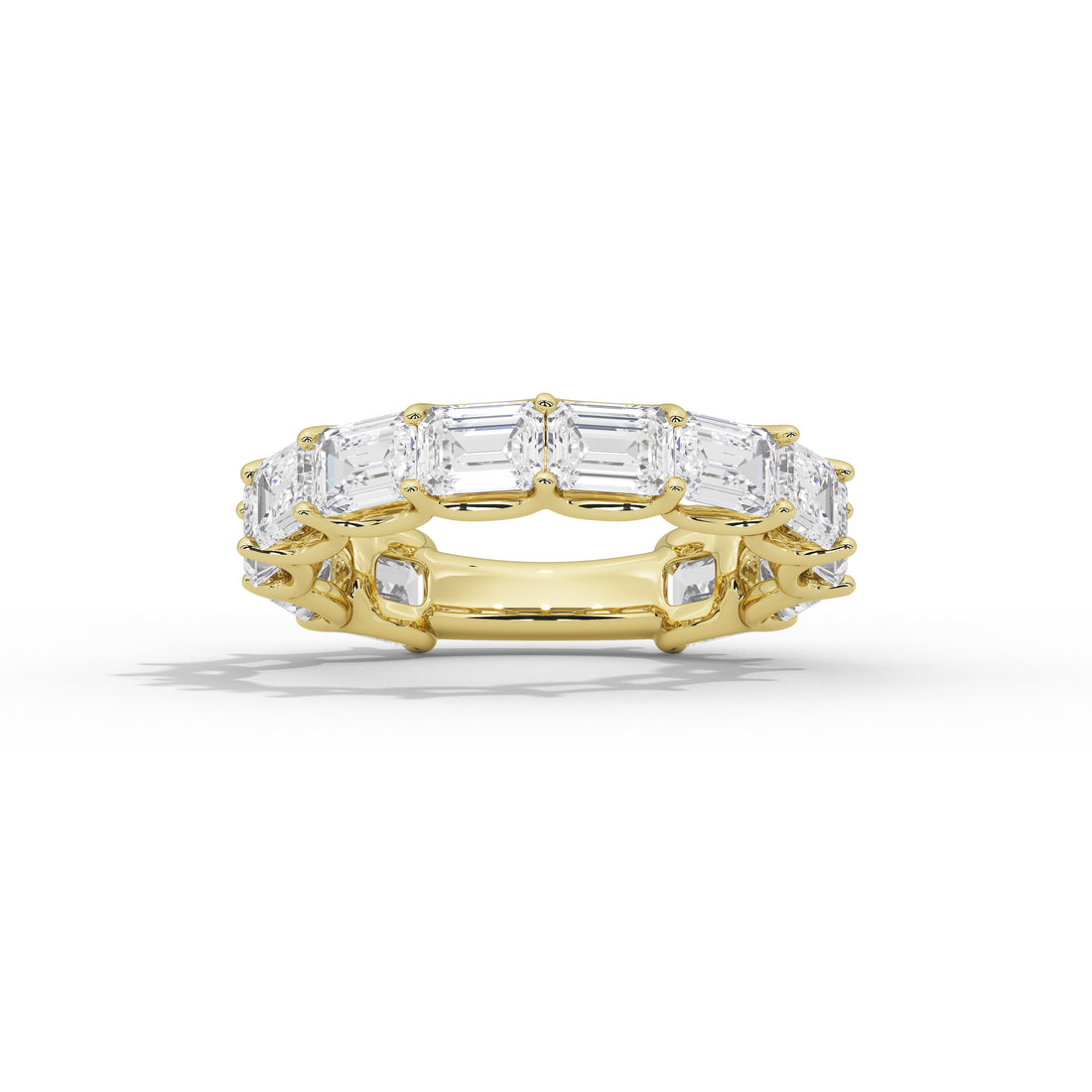 Vienna Emerald Diamond Eternity Band