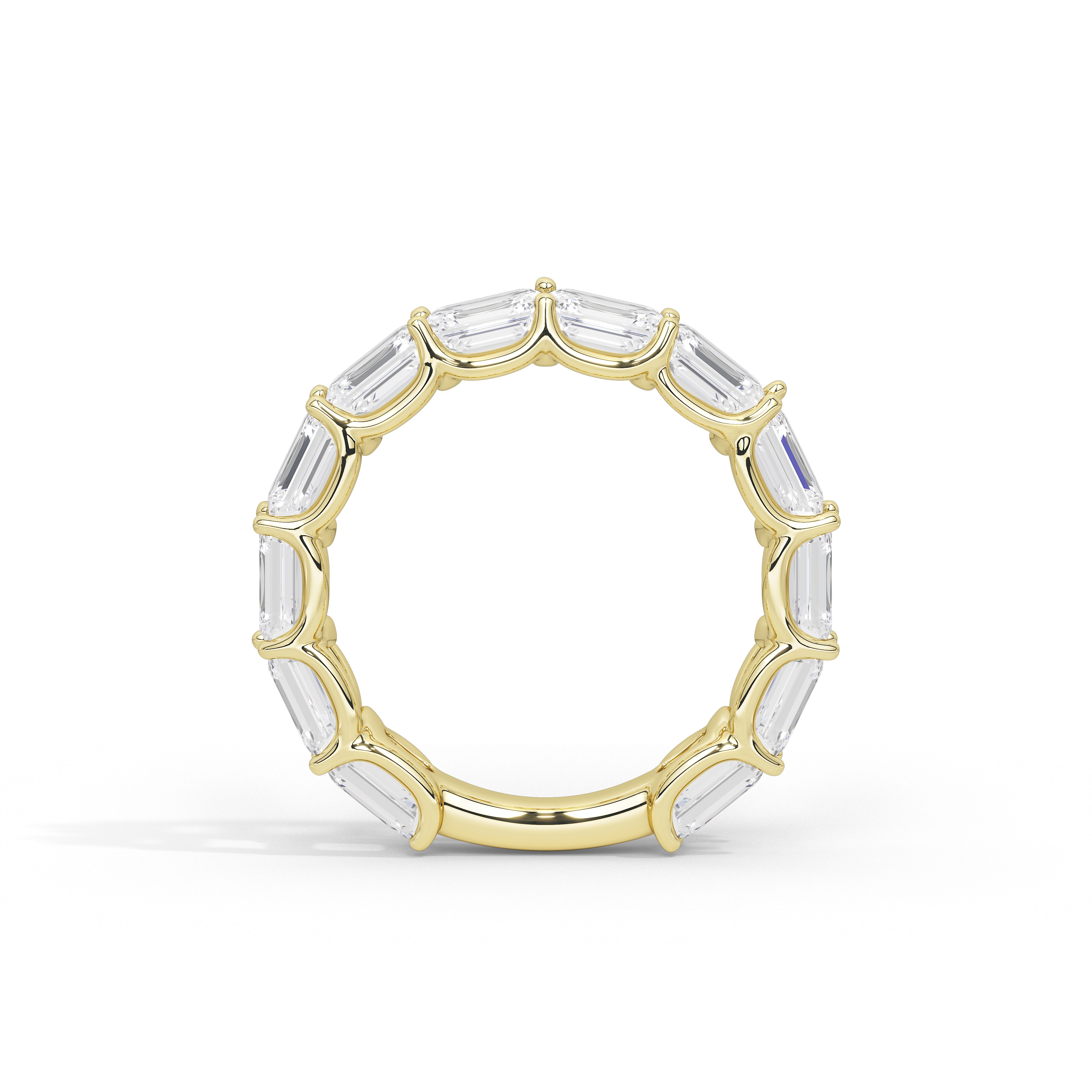 Vienna Emerald Diamond Eternity Band