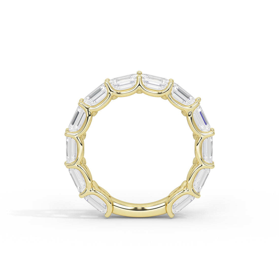 Vienna Emerald Diamond Eternity Band