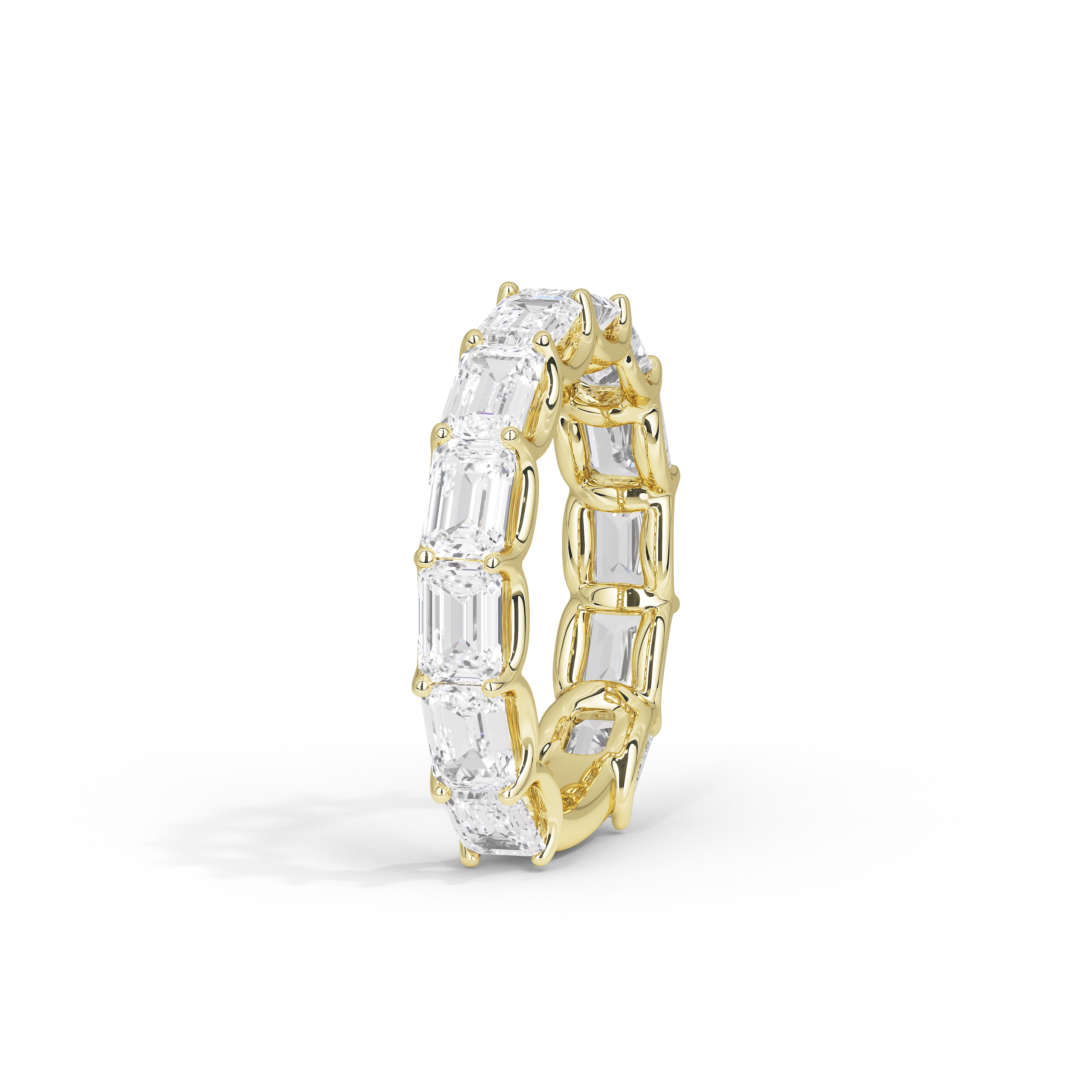 Vienna Emerald Diamond Eternity Band