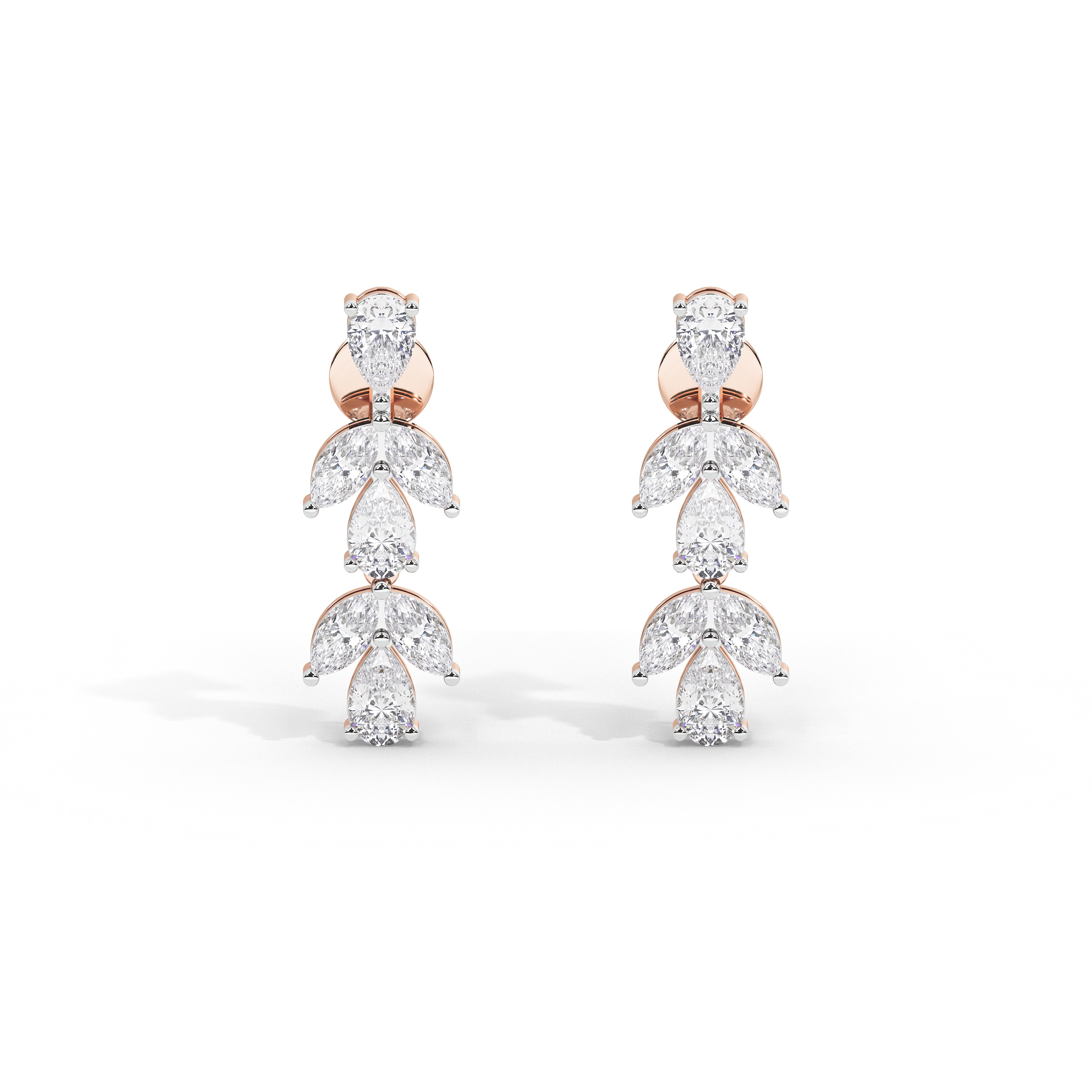 1.5 Carat Saoirse Marquise Pear Drop Earrings