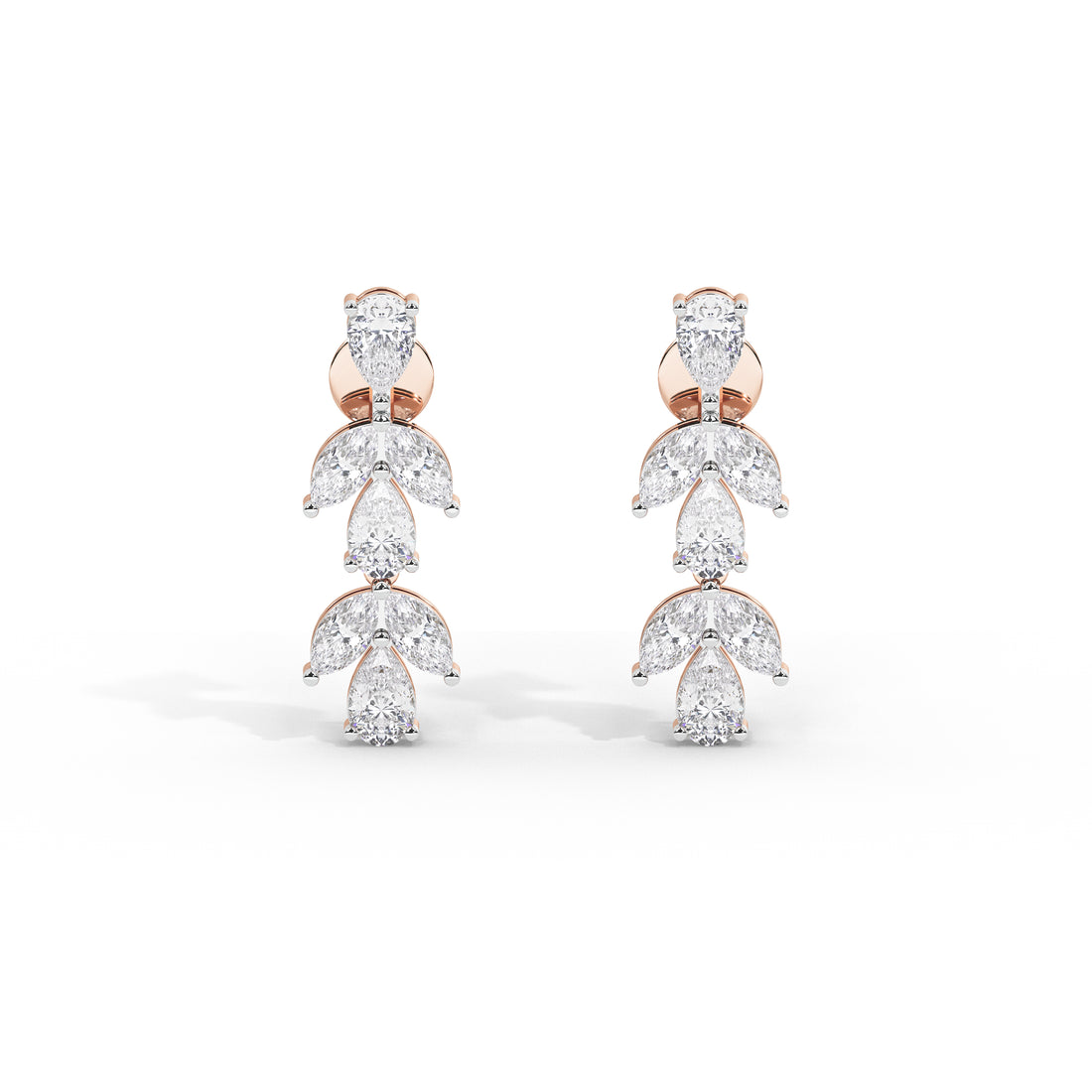 1.5 Carat Saoirse Marquise Pear Drop Earrings