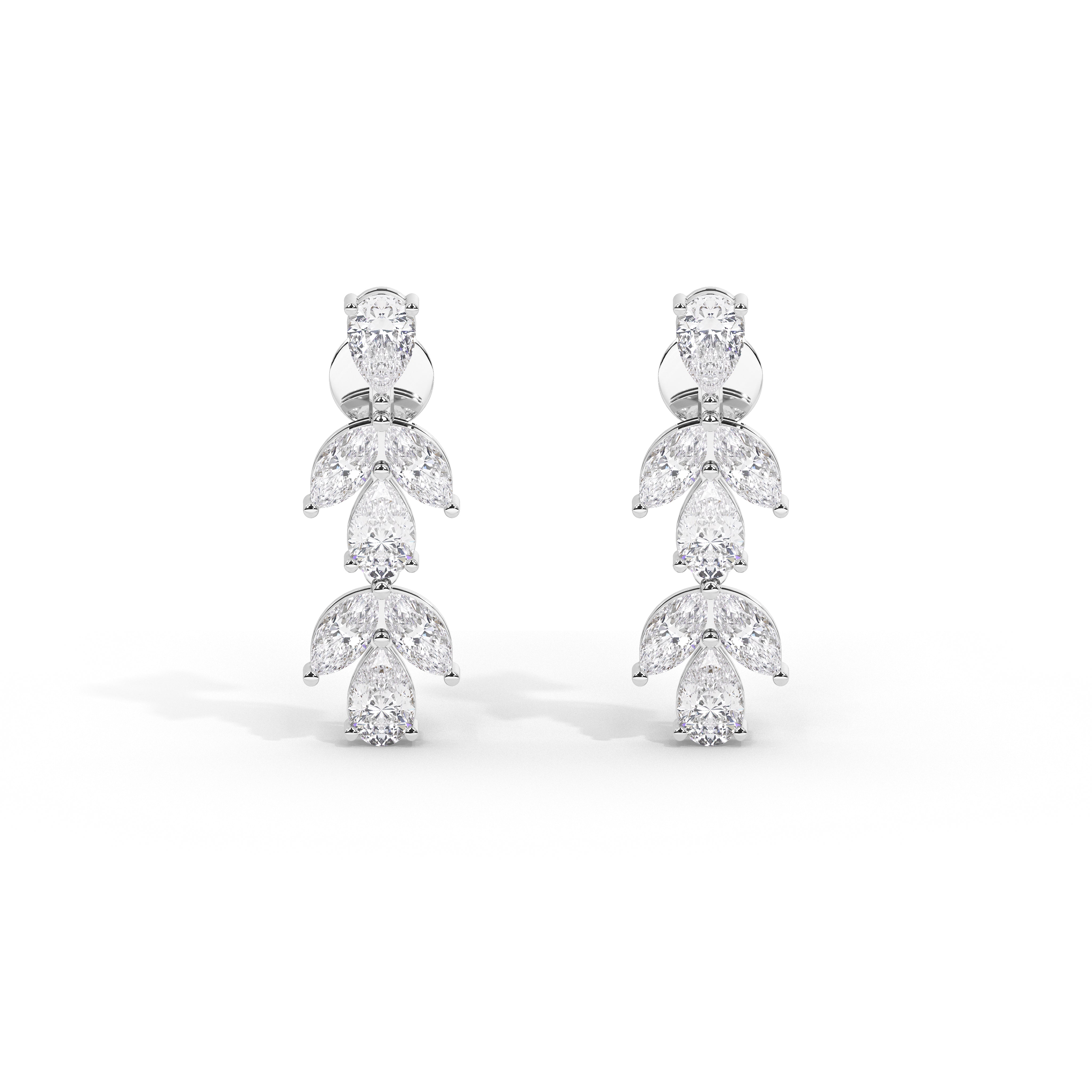 1.5 Carat Saoirse Marquise Pear Drop Earrings