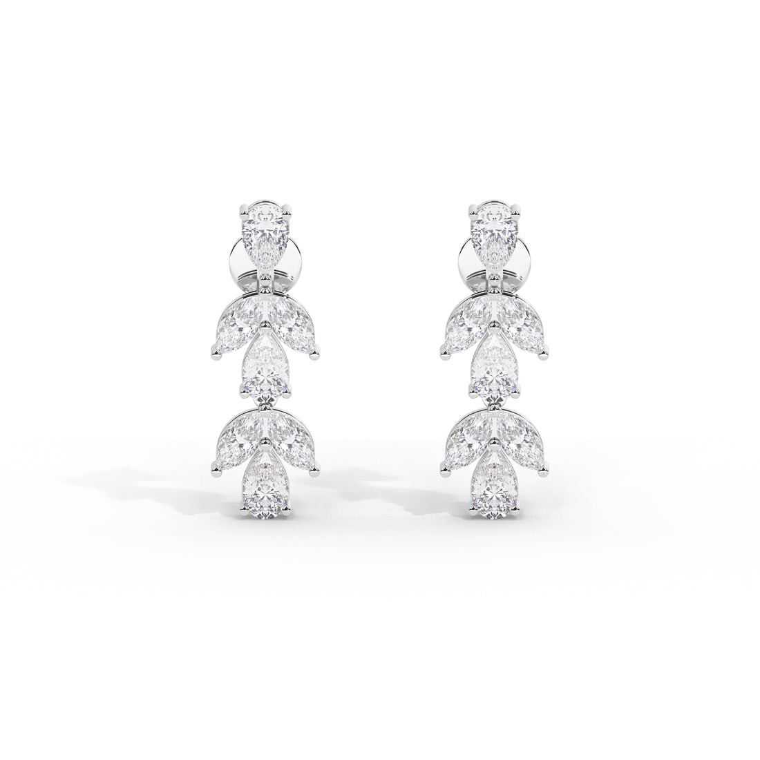 1.5 Carat Saoirse Marquise Pear Drop Earrings