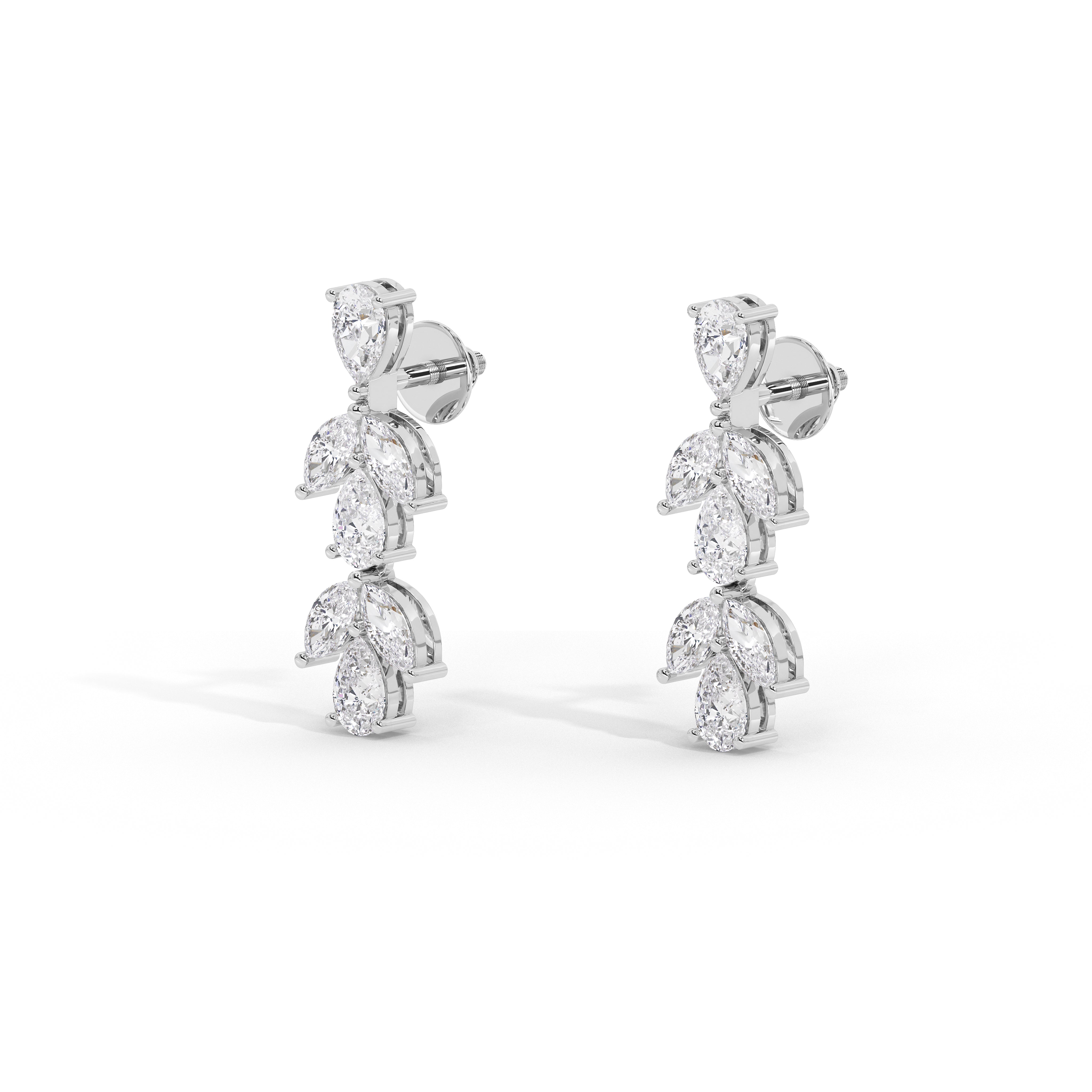 1.5 Carat Saoirse Marquise Pear Drop Earrings