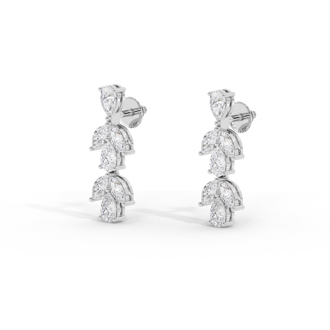 1.5 Carat Saoirse Marquise Pear Drop Earrings