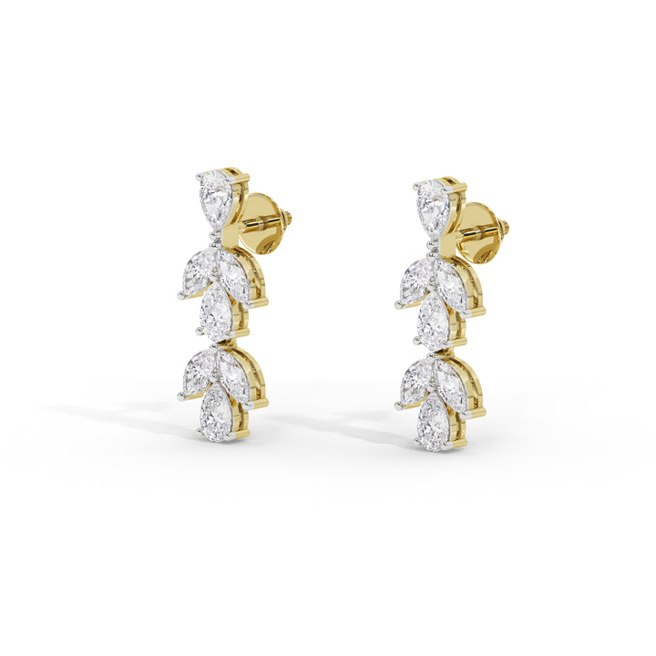 1.5 Carat Saoirse Marquise Pear Drop Earrings