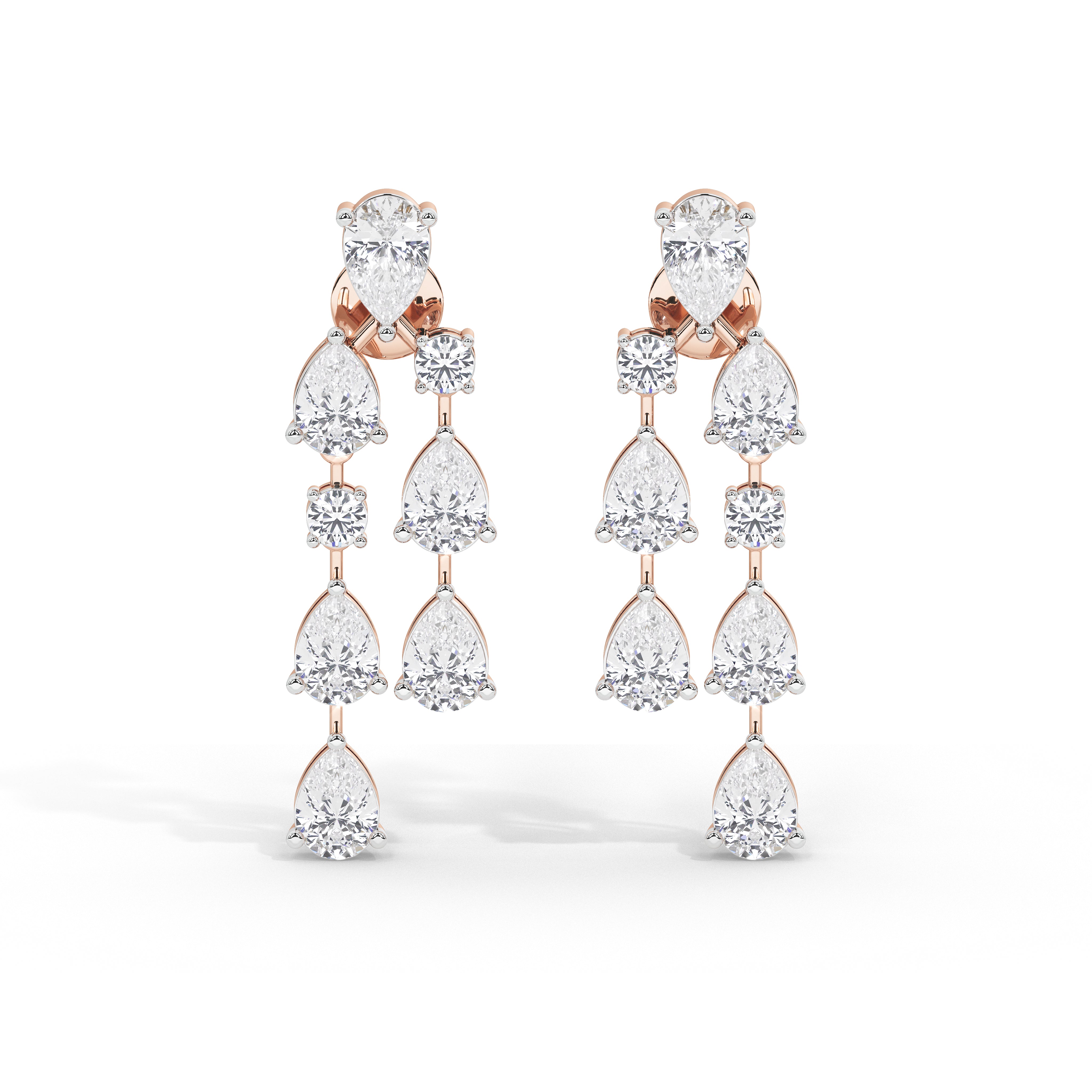 8.5 Carat Orinthia Pear Drop Earrings
